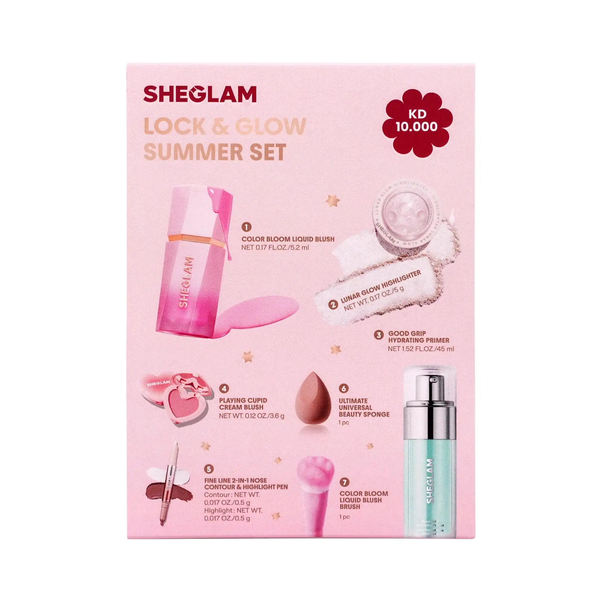 59543-Sheglam Lock & Glow Summer Set