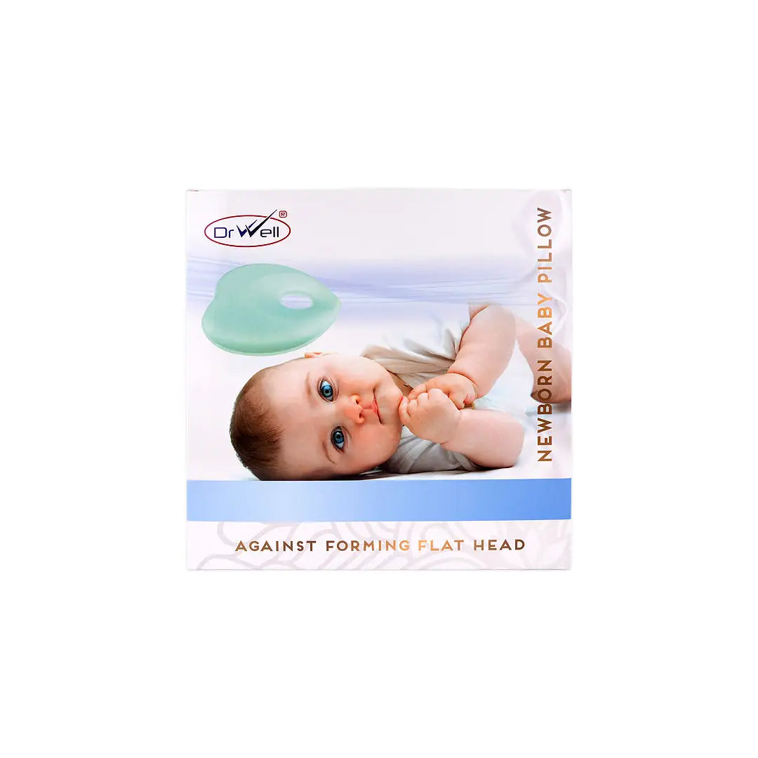 Dr Well Newborn Baby Pillow - Blue