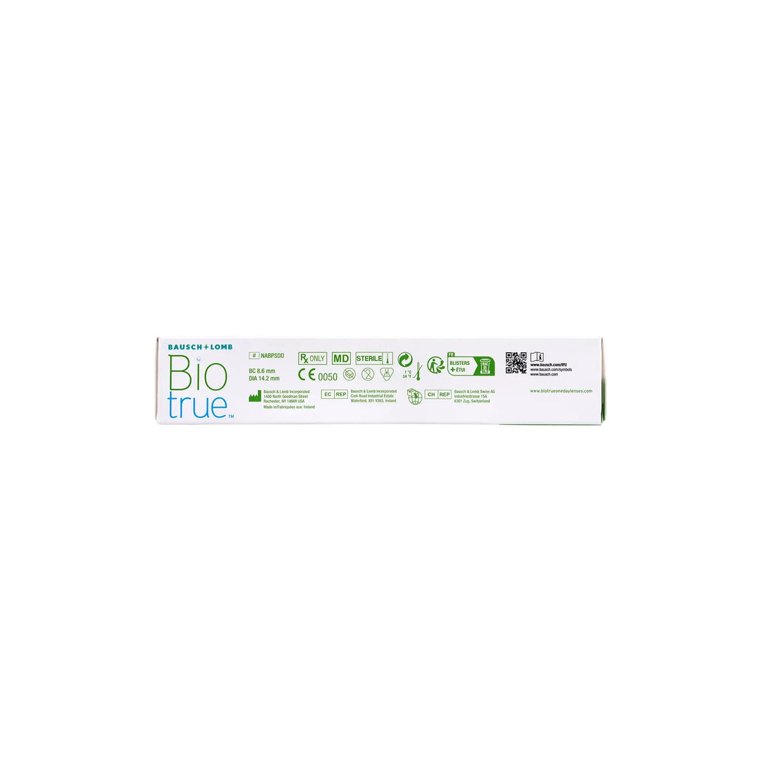 59555-Biotrue One Day Soft Contact Lenses 30pcs -2.25 +2