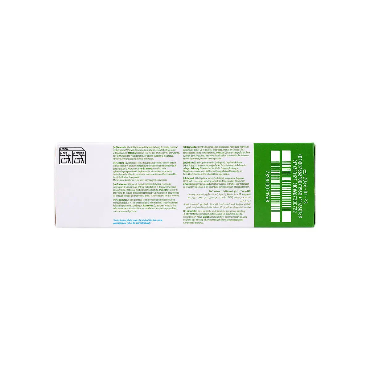 Biotrue One Day Soft Contact Lenses 30pcs -2.75