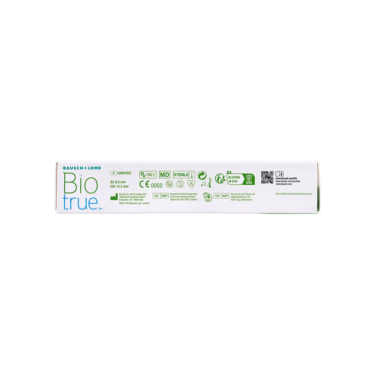 Biotrue One Day Soft Contact Lenses 30pcs -2.75