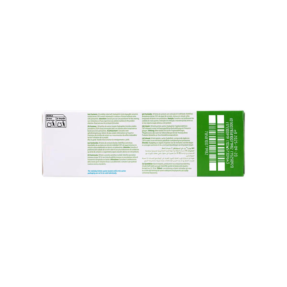 Biotrue One Day Soft Contact Lenses 30pcs -3.25