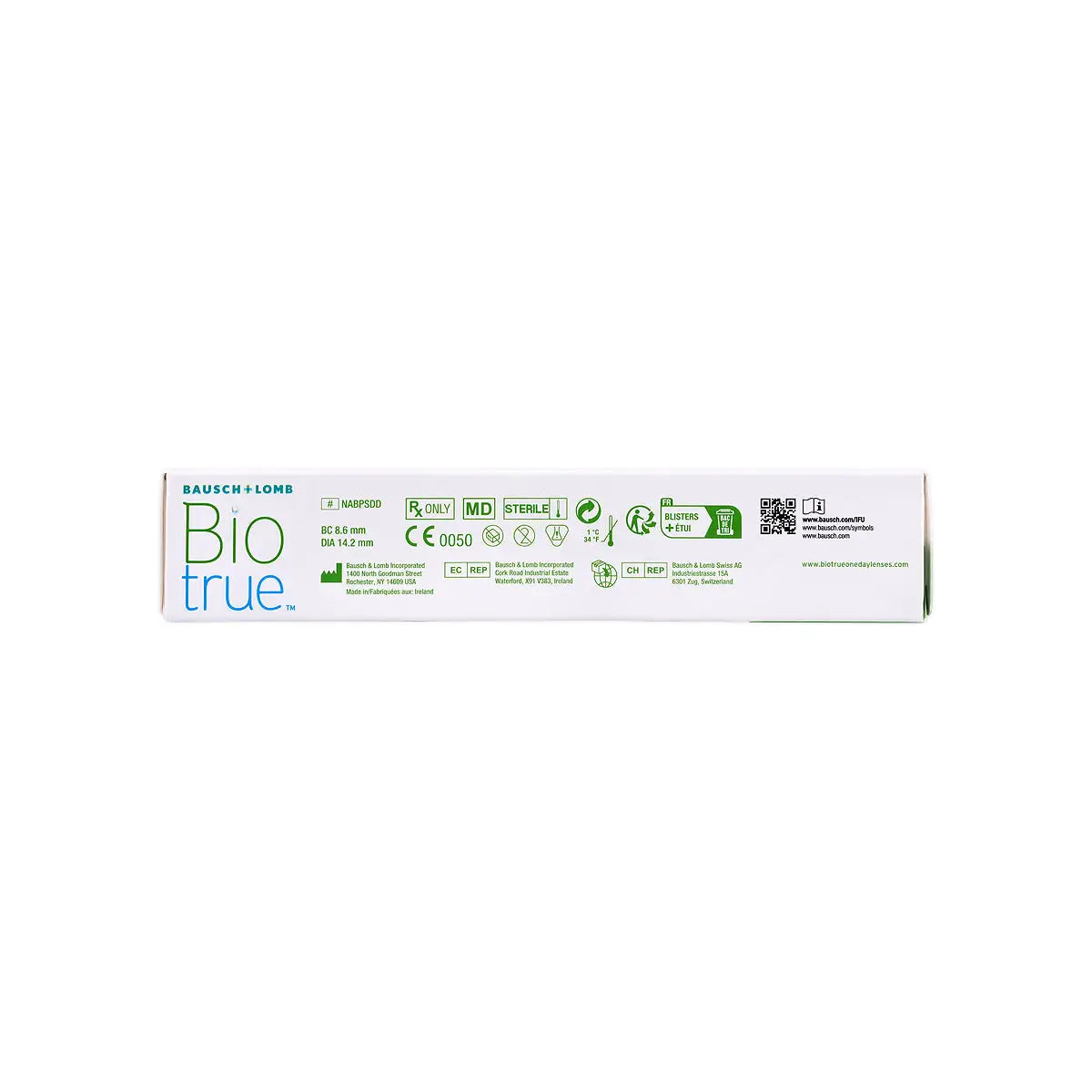 Biotrue One Day Soft Contact Lenses 30pcs -3.25