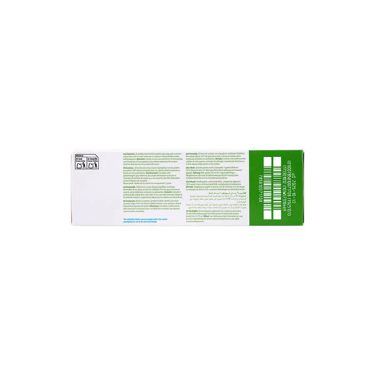 2-Biotrue One Day Soft Contact Lenses 30Pcs +2.75 +1