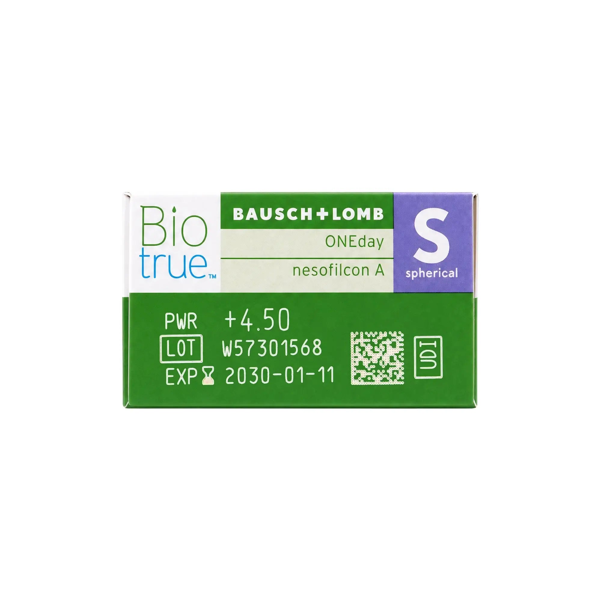59587-Biotrue One Day Soft Contact Lenses 30pcs +4.50 +4