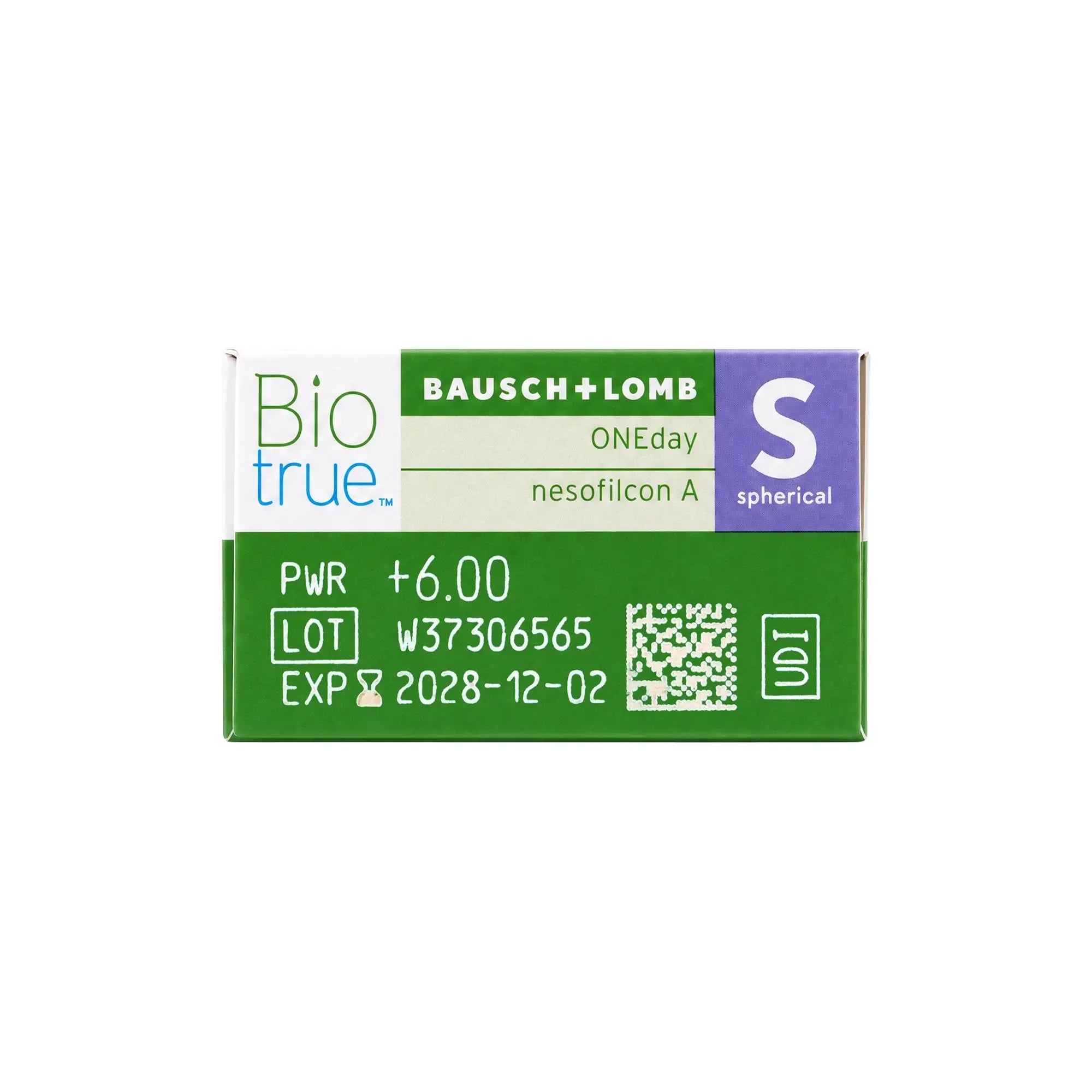 59593-Biotrue One Day Soft Contact Lenses 30pcs +6.00 +4