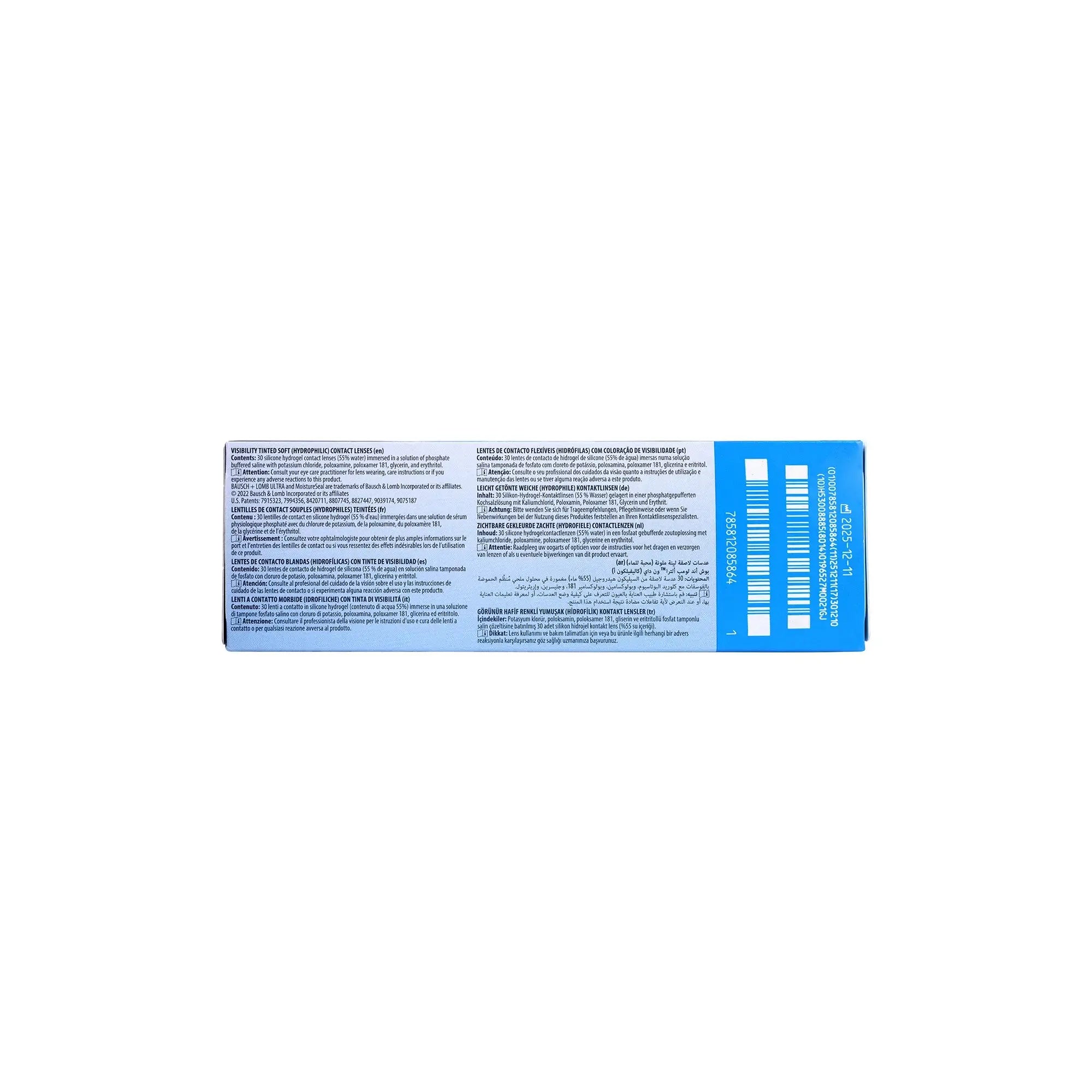 59605-Ultra One Day Soft Contact Lenses 30pcs -2.00 +2