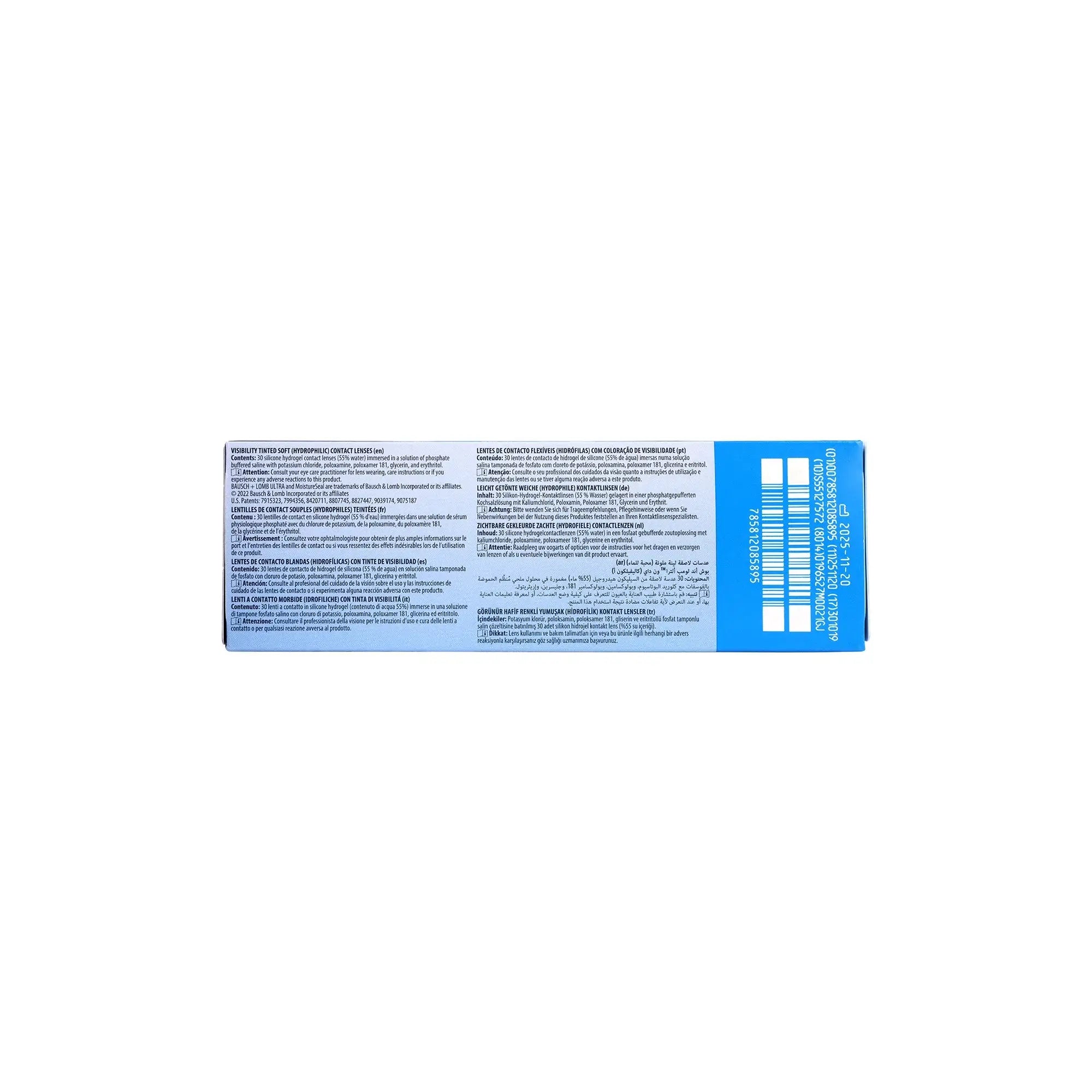 59608-Ultra One Day Soft Contact Lenses 30pcs -2.75 +2