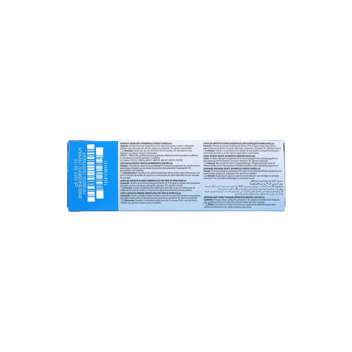 59612-Ultra One Day Soft Contact Lenses 30pcs -3.75 +4