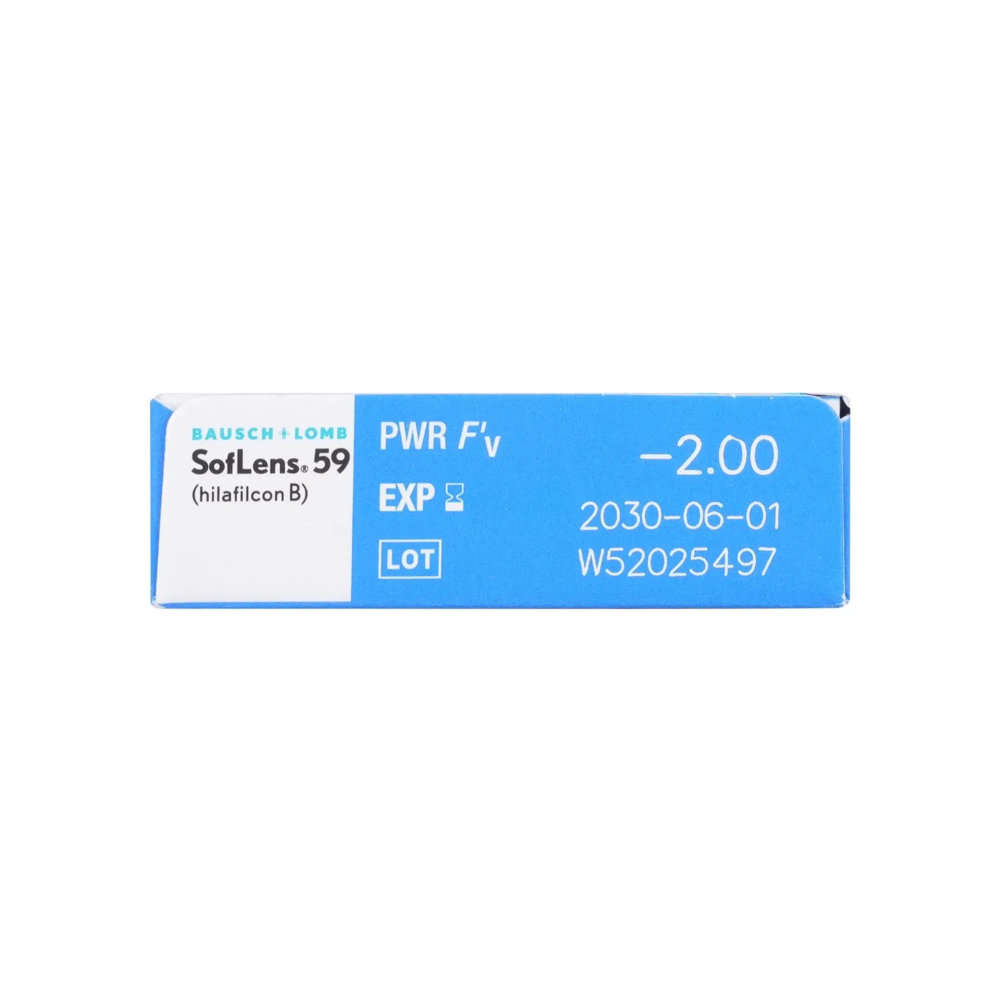 سوفلينس 59 عدسات لاصقة سوفت شهرية 6 قطع -2.00