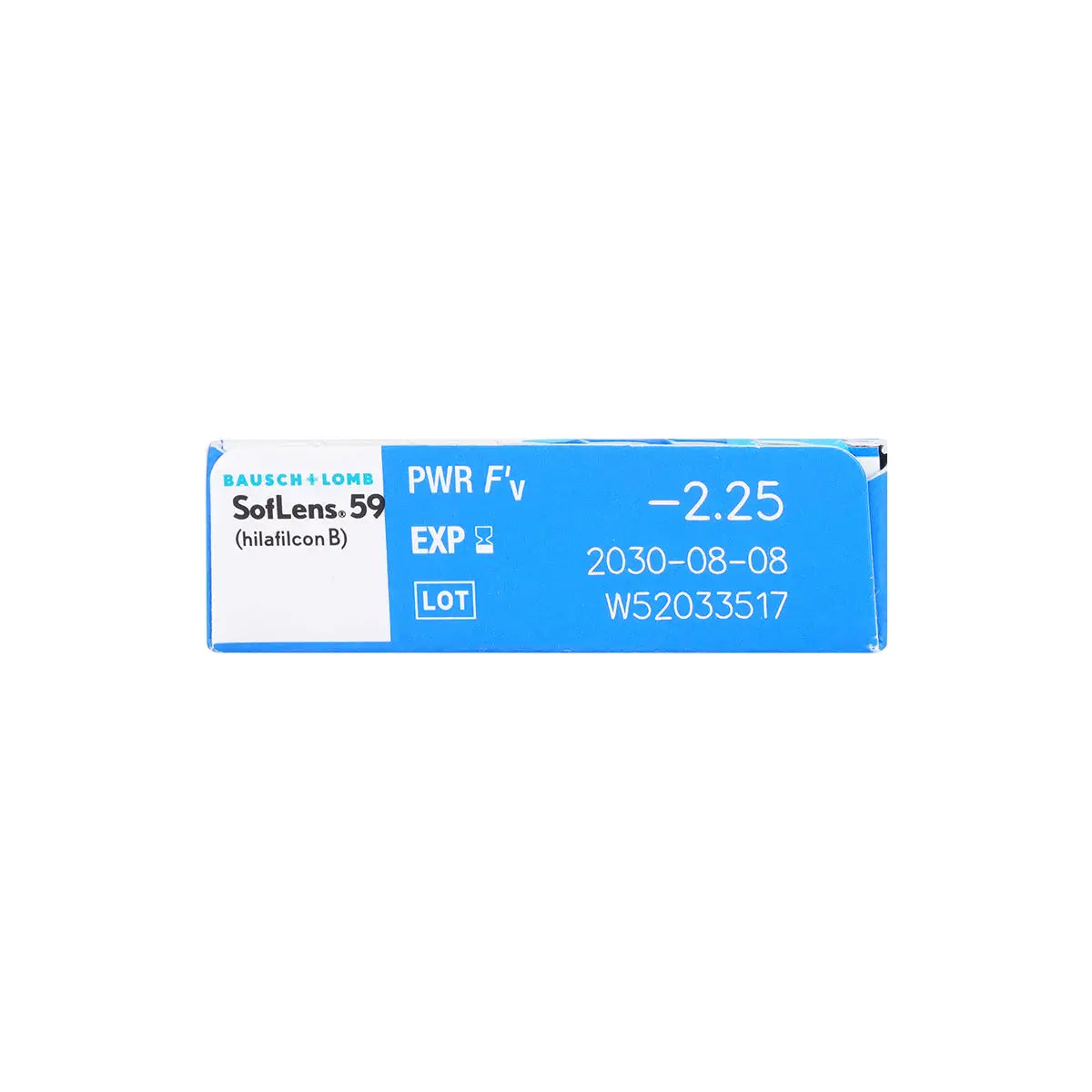 3-SofLens 59 Monthly Soft Contact Lenses 6pcs -2.25 +2