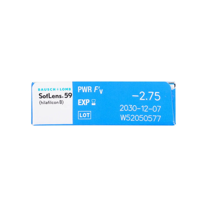 59678-SofLens 59 Monthly Soft Contact Lenses 6pcs -2.75 +4