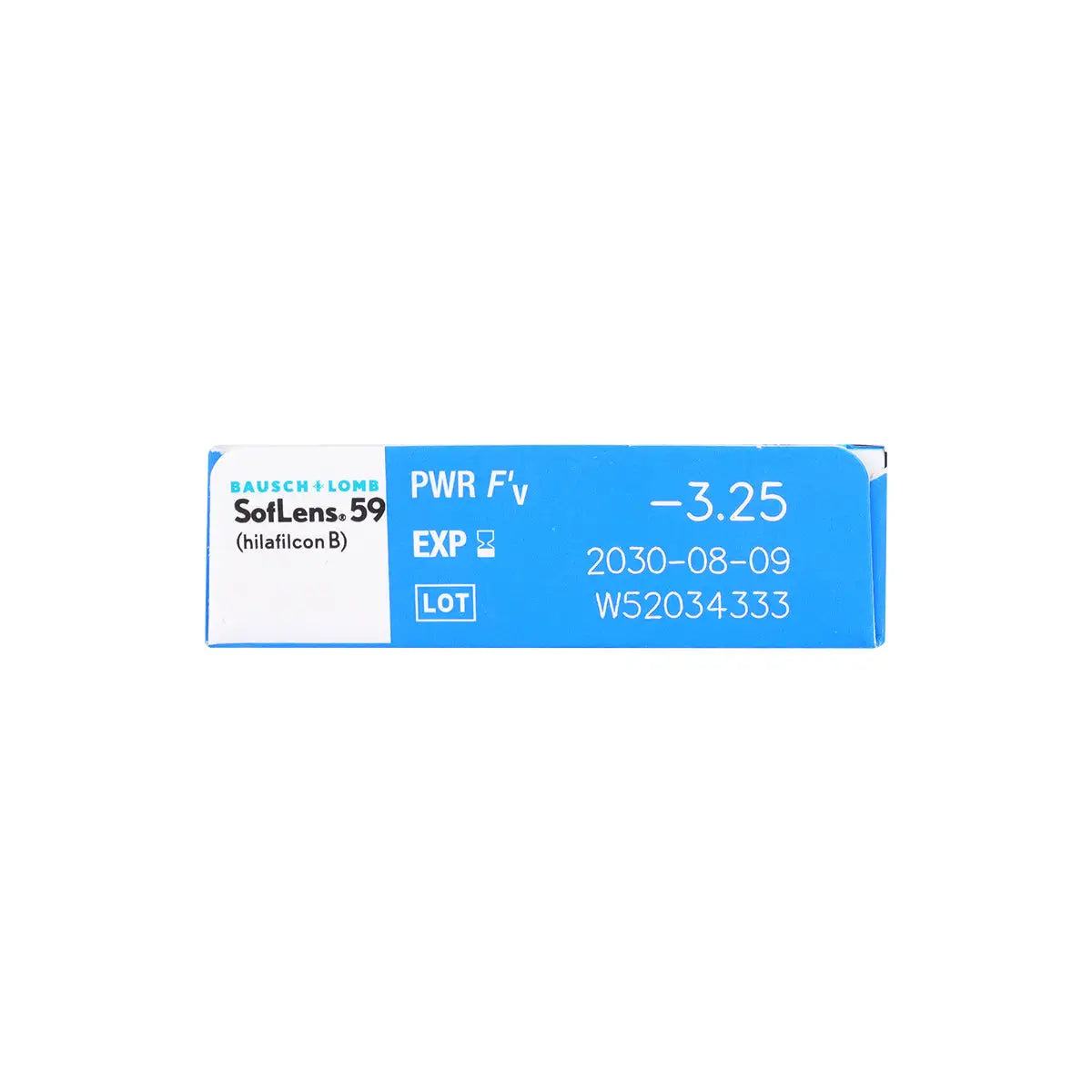 3-SofLens 59 Monthly Soft Contact Lenses 6pcs -3.25 +2