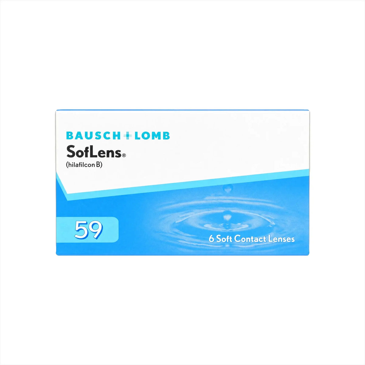 59681-SofLens 59 Monthly Soft Contact Lenses 6pcs -3.50