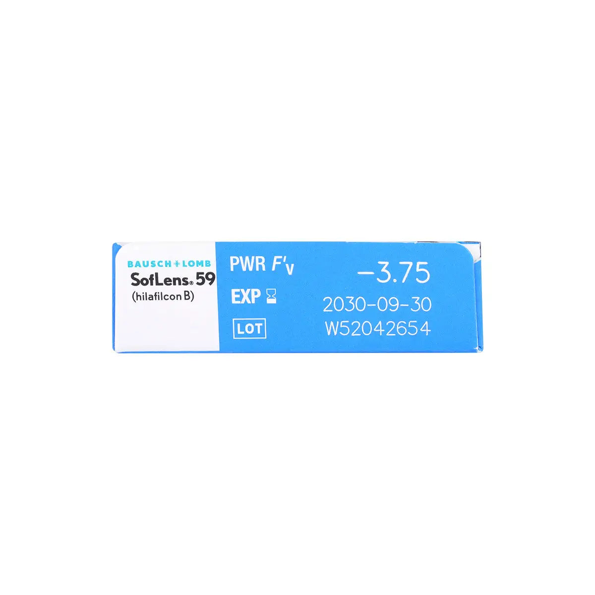2-SofLens 59 Monthly Soft Contact Lenses 6pcs -3.75 +1