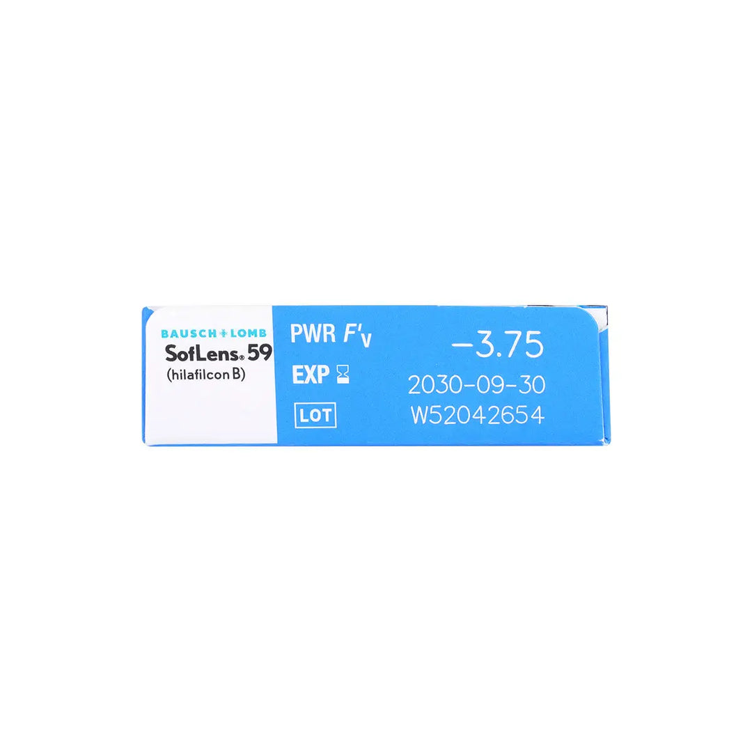 59682-SofLens 59 Monthly Soft Contact Lenses 6pcs -3.75 +1