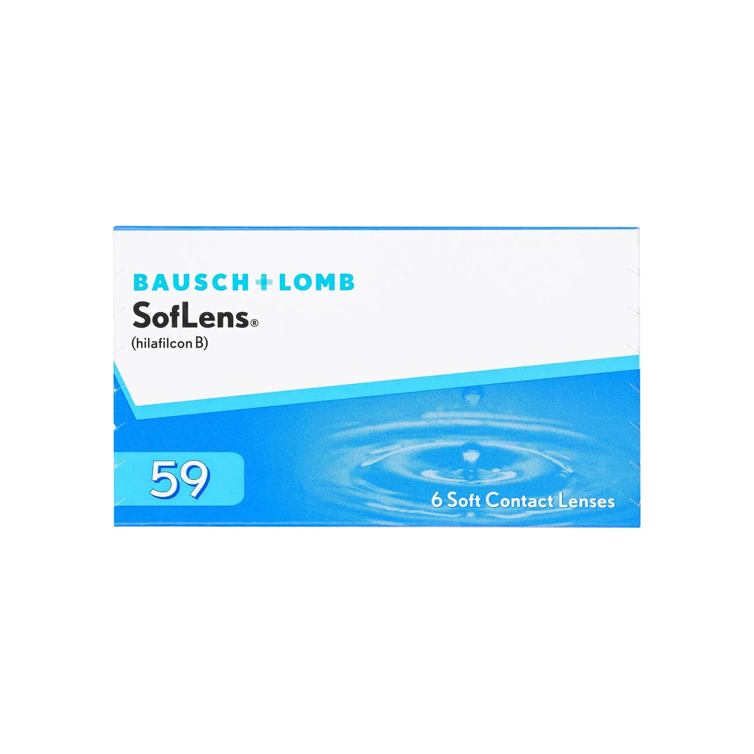 59691-SofLens 59 Monthly Soft Contact Lenses 6pcs -6.00