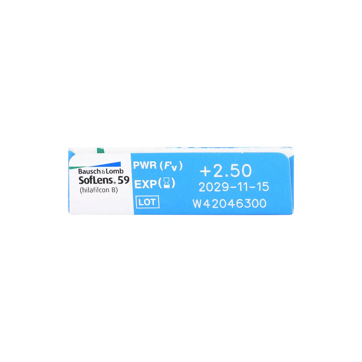 2-SofLens 59 Monthly Soft Contact Lenses 6pcs +2.50 +1