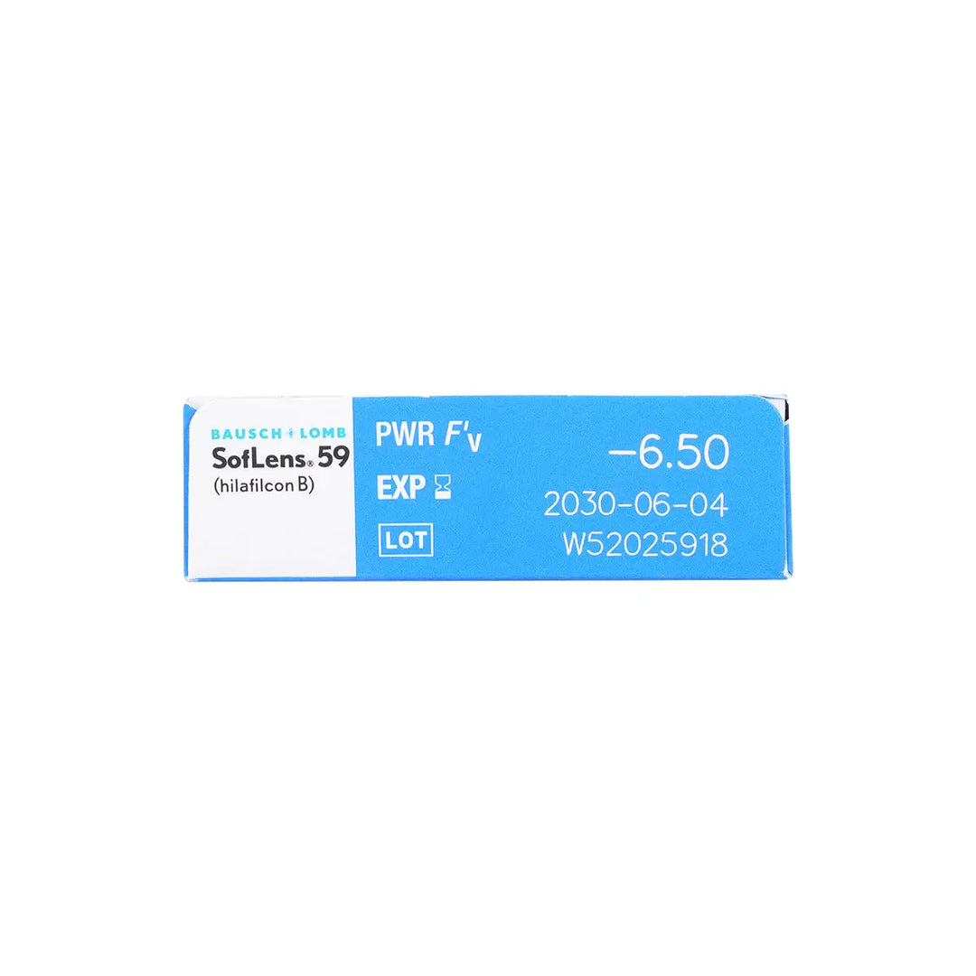 59715-SofLens 59 Monthly Soft Contact Lenses 6pcs -6.50 +4