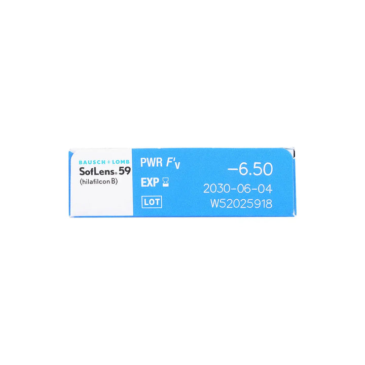 59715-SofLens 59 Monthly Soft Contact Lenses 6pcs -6.50 +4