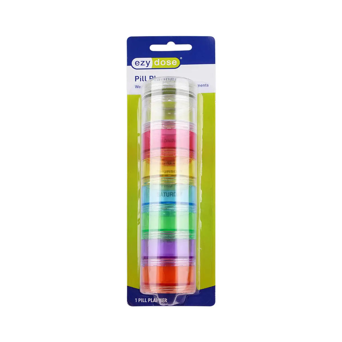 2-Ezy Dose Weekly Pill Planner Detachable-67449 +1