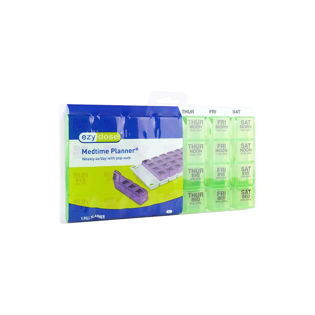 2-Ezy Dose Weekly Pill Medtime Planner 4xDay-67165 +1