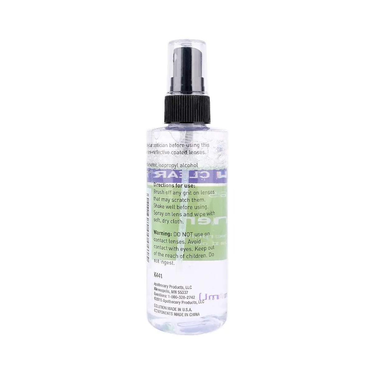 2-Flents Wipe N Clear Eyeglass Lens Cleaner 118ml-K441 +1