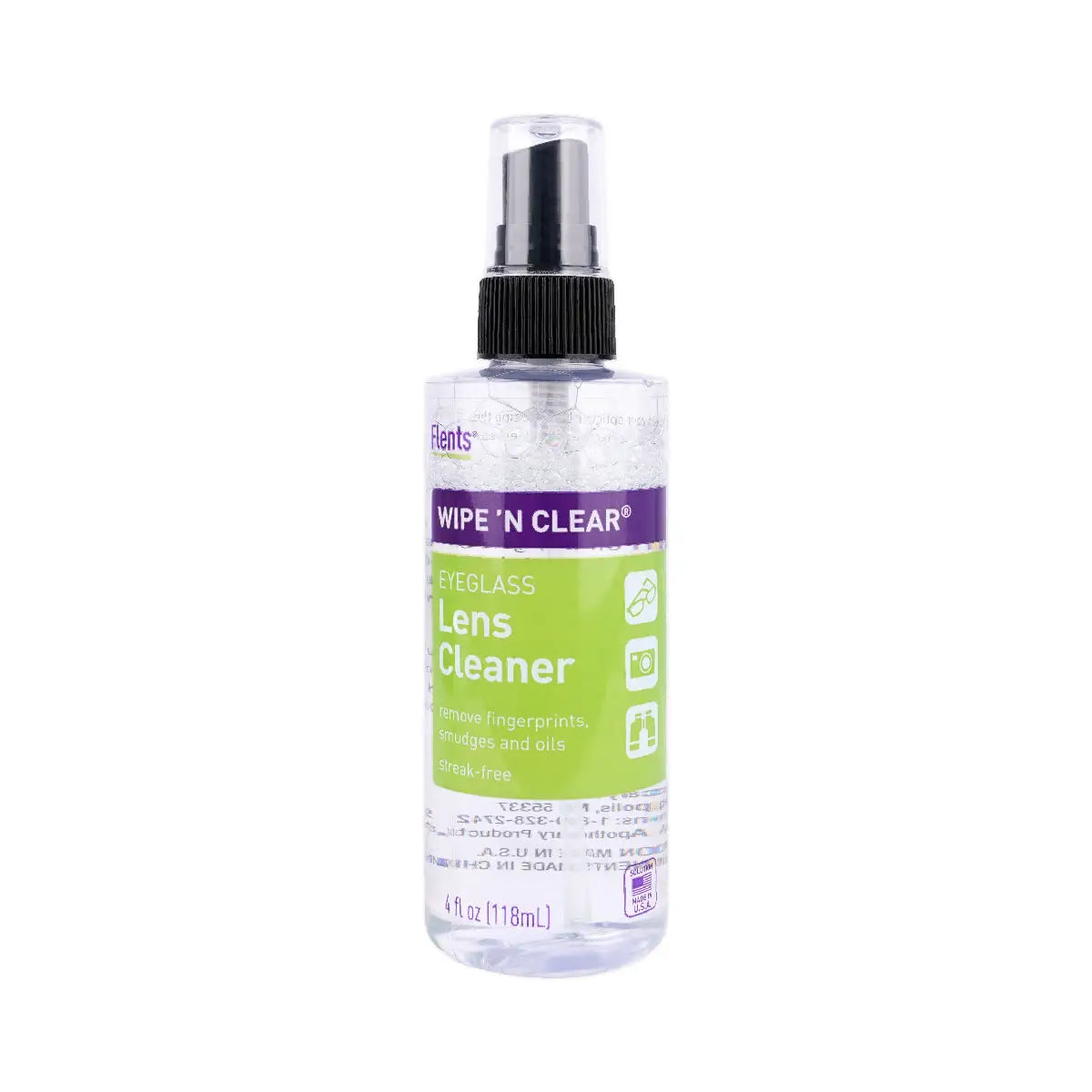 1-Flents Wipe N Clear Eyeglass Lens Cleaner 118ml-K441