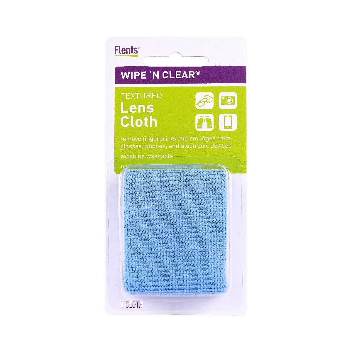 1-Flents Wipe N Clear Lens Cloth 1pc-69014
