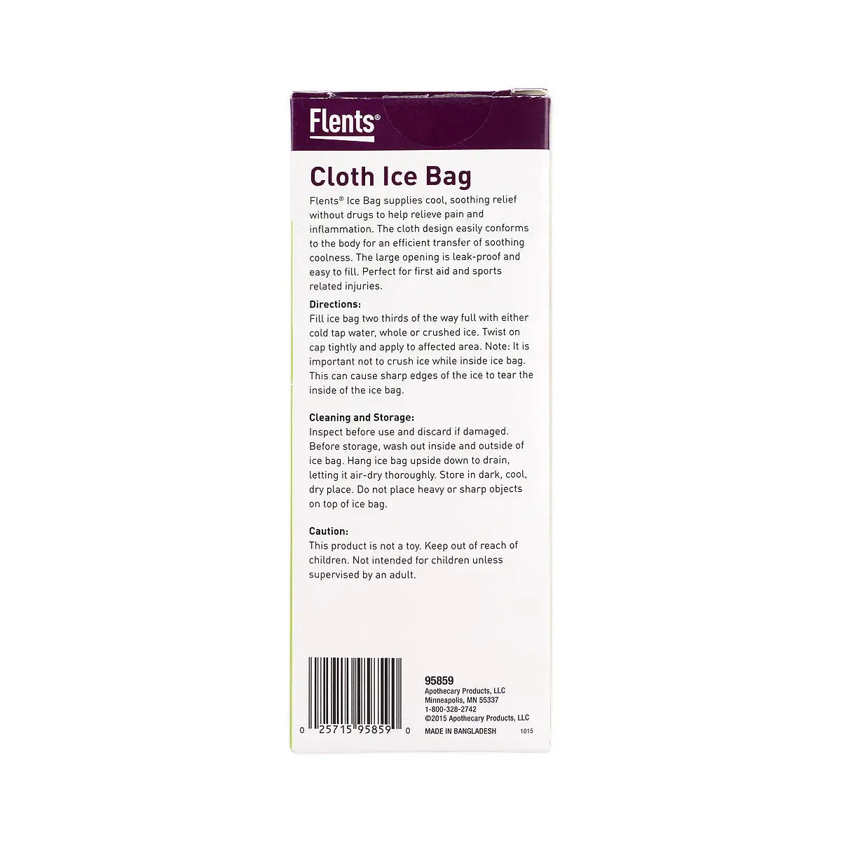 6-Flents Cloth Ice Bag Medium-95859 +5