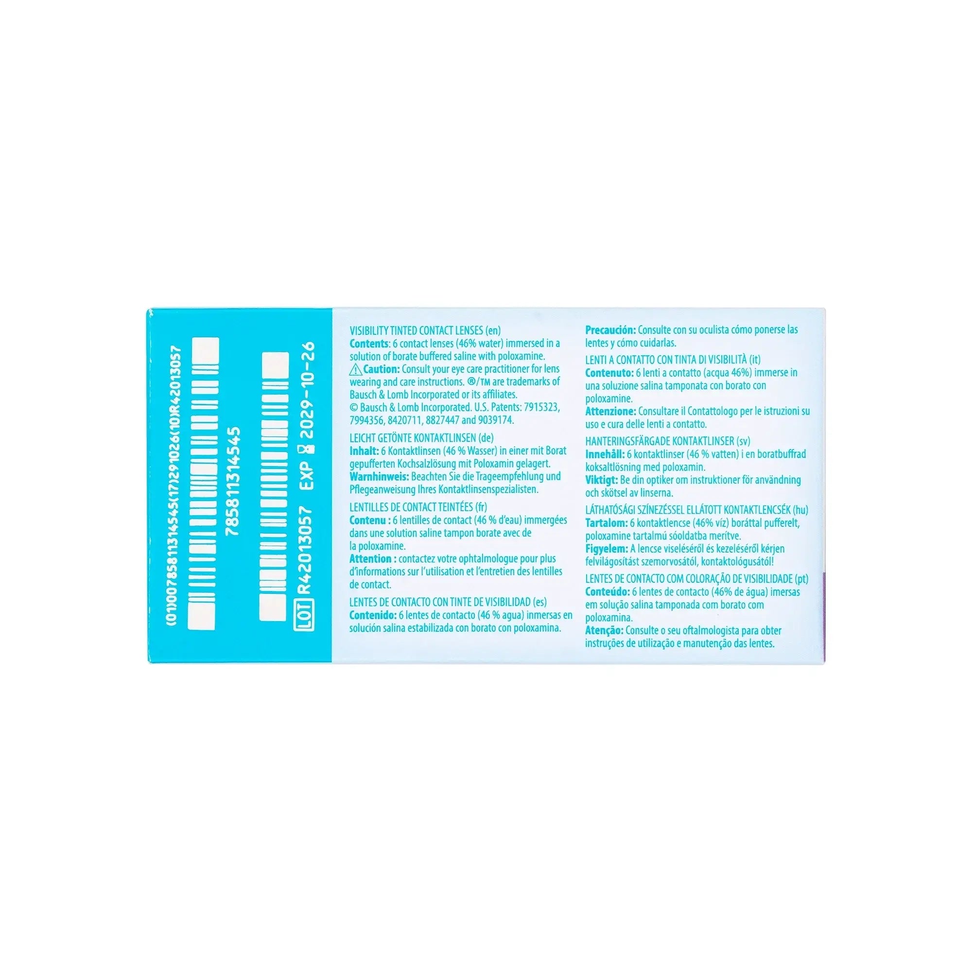 59732-Ultra MoistureSeal Soft Contact Lenses 6pcs -1.00 +4