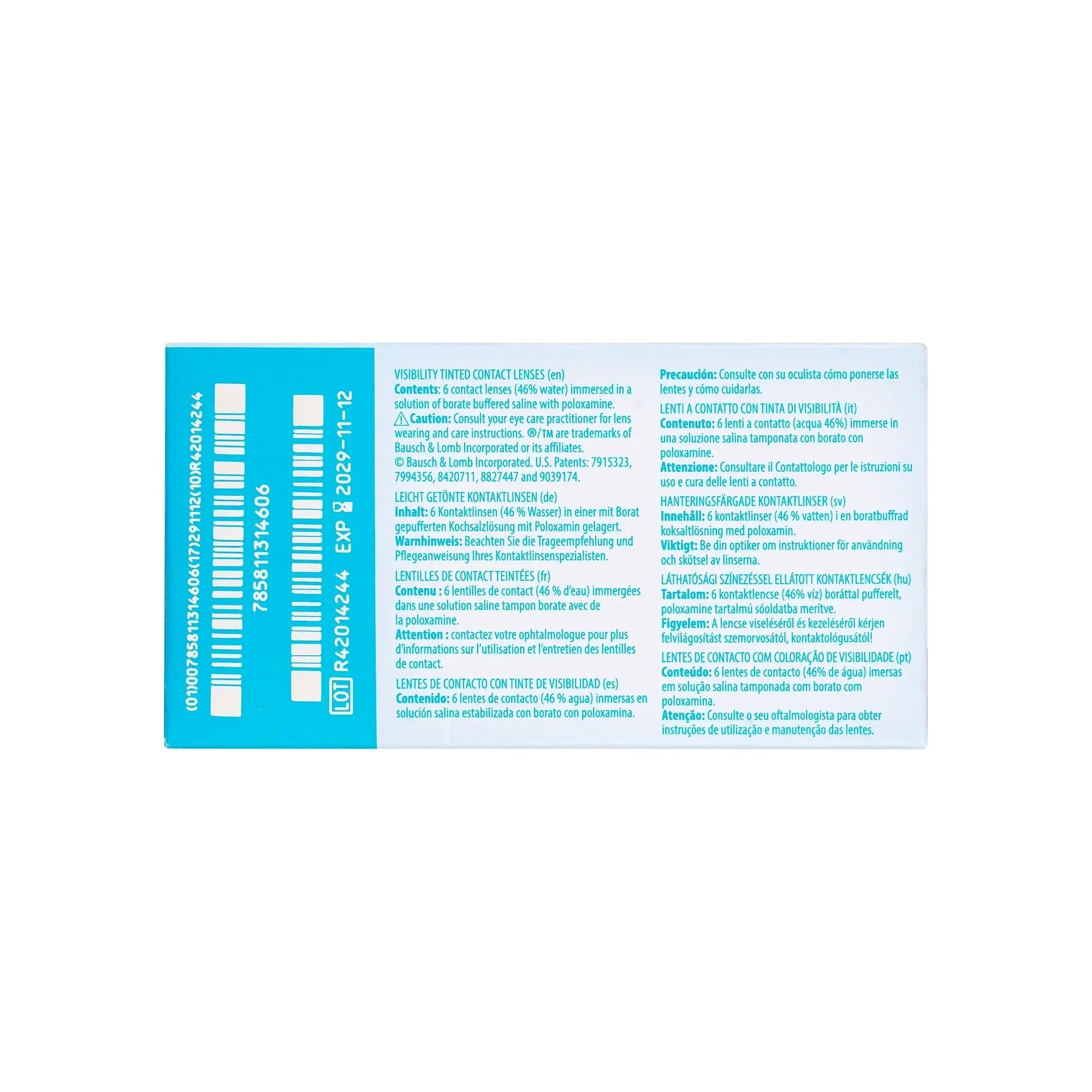 59738-Ultra MoistureSeal Soft Contact Lenses 6pcs -2.50 +2