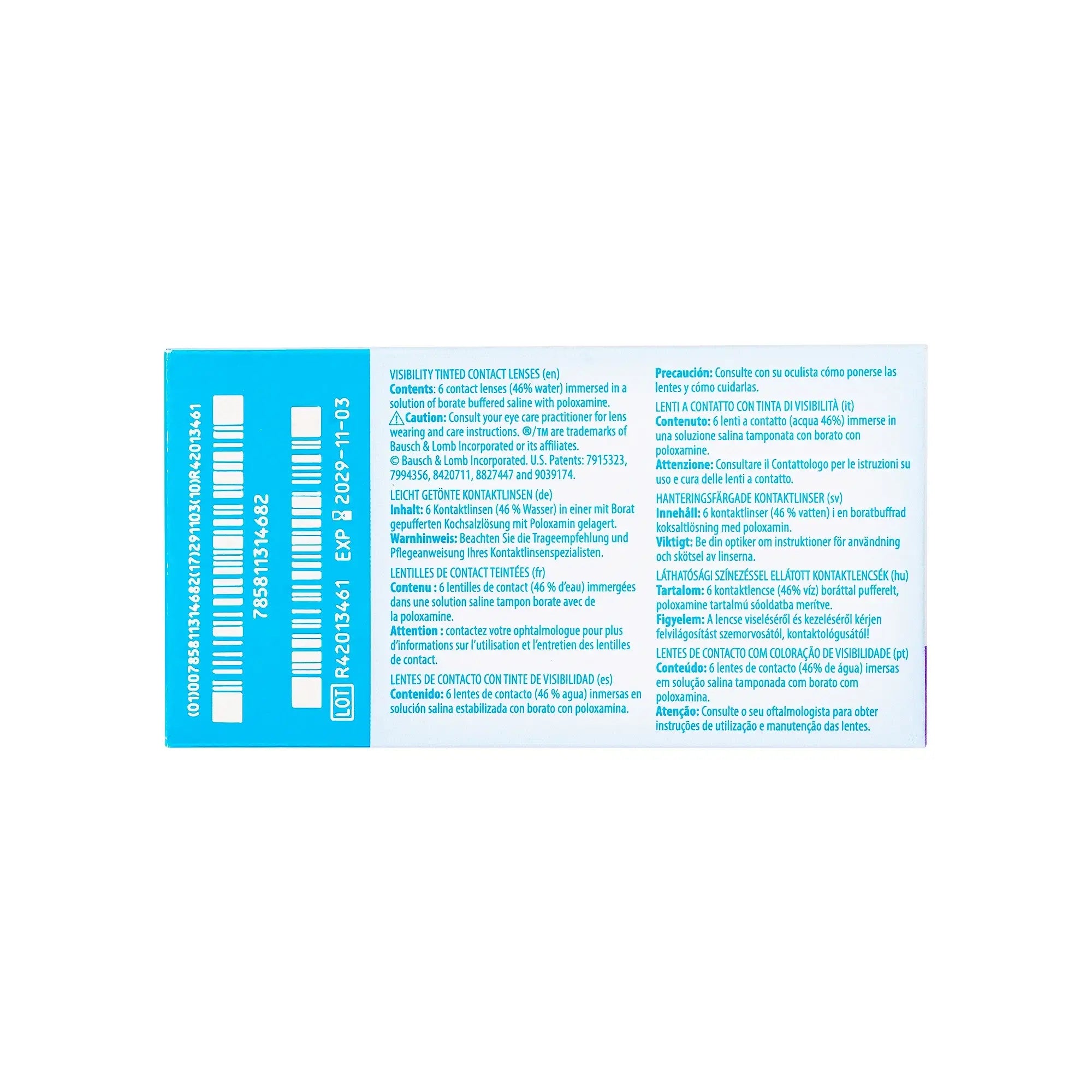59746-Ultra MoistureSeal Soft Contact Lenses 6pcs -4.50 +2
