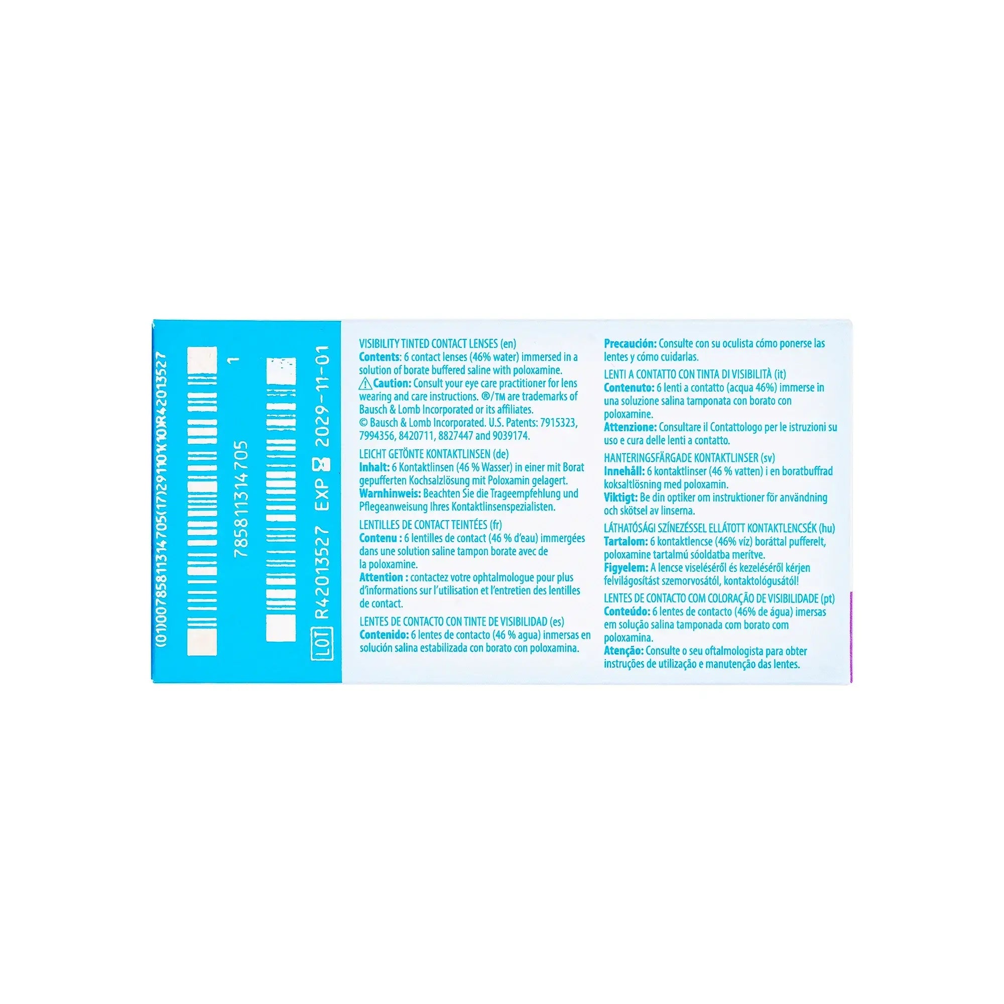 59748-Ultra MoistureSeal Soft Contact Lenses 6pcs -5.00 +2