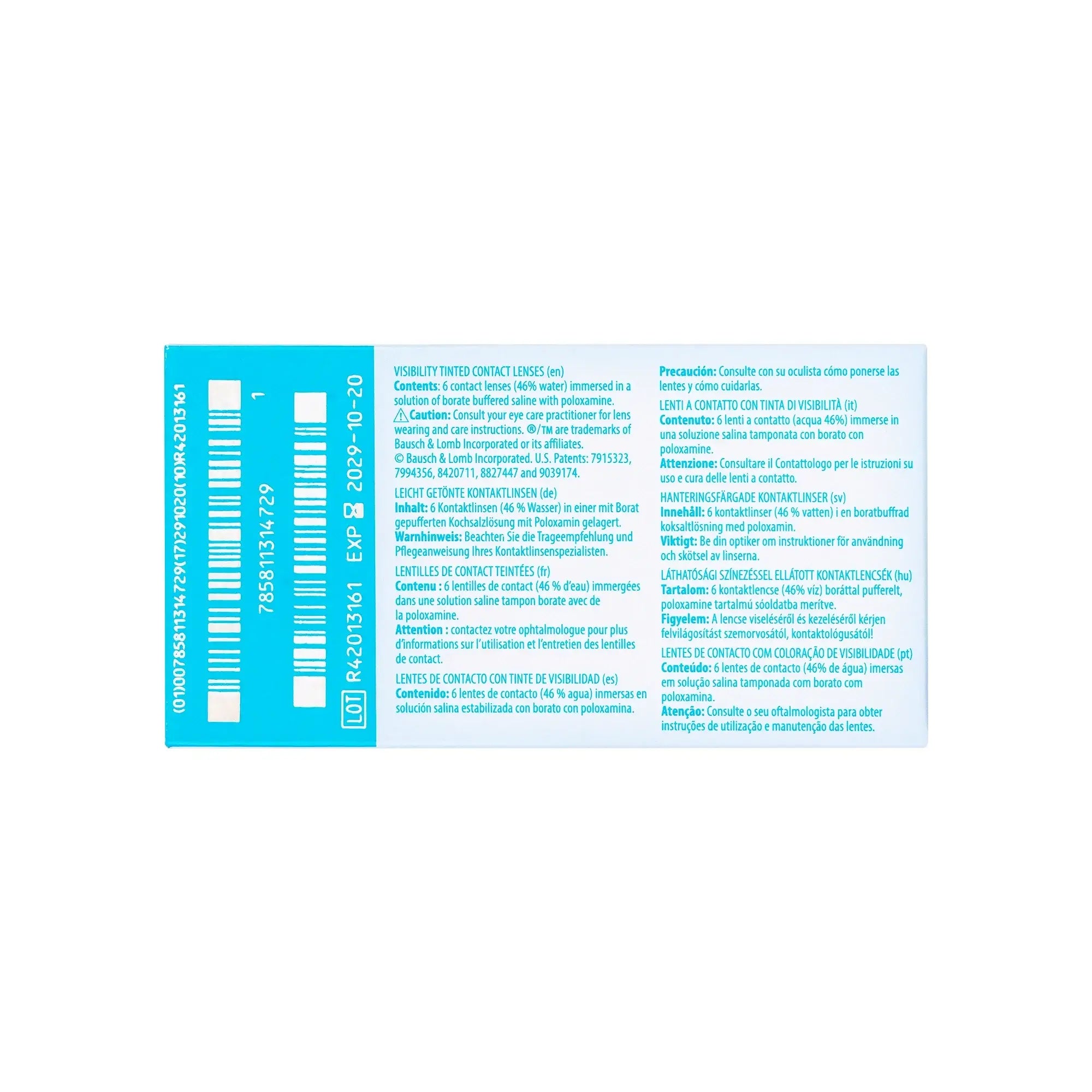 59750-Ultra MoistureSeal Soft Contact Lenses 6pcs -5.50 +2