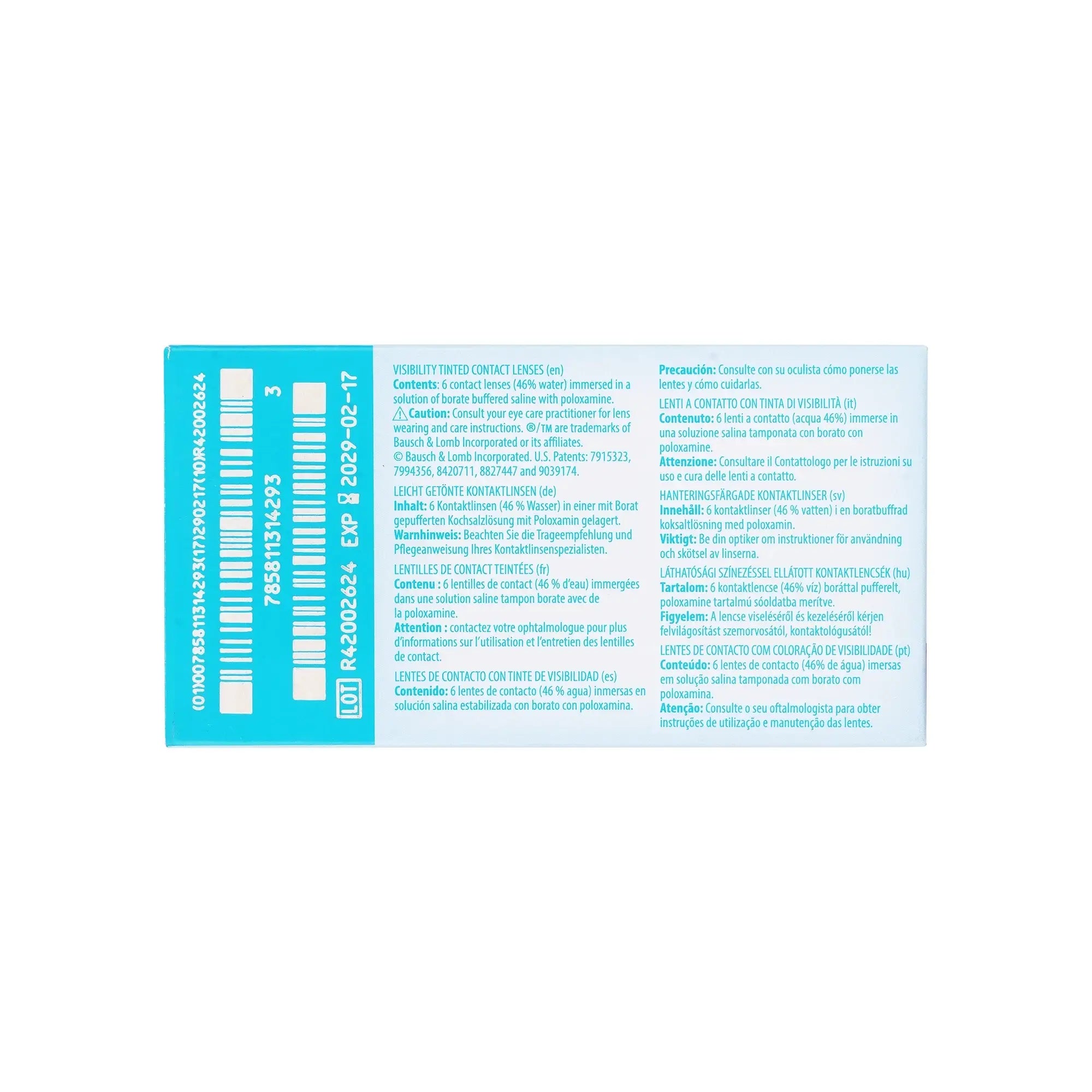 59755-Ultra MoistureSeal Soft Contact Lenses 6pcs +1.00 +2