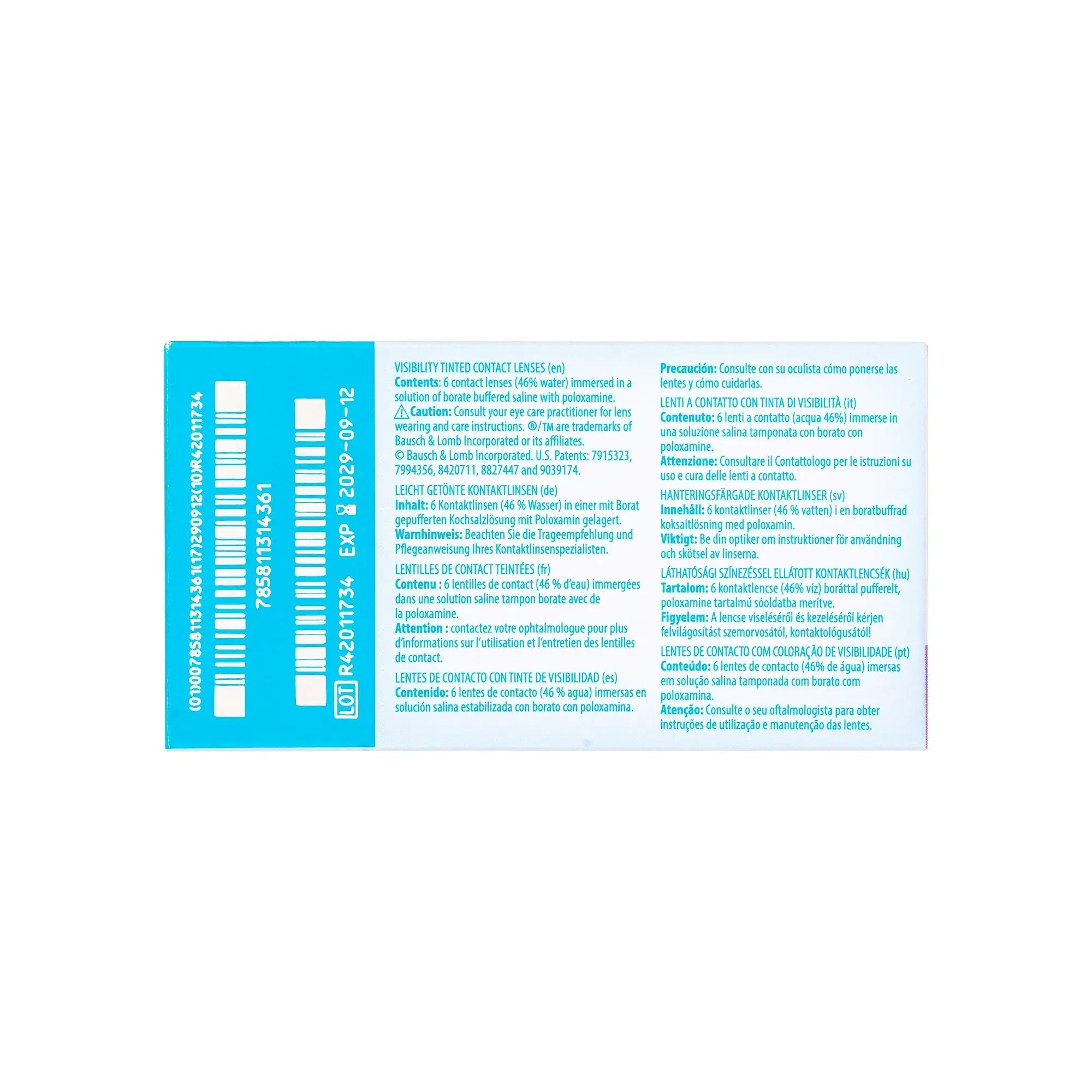 Ultra MoistureSeal Soft Contact Lenses 6pcs +2.75