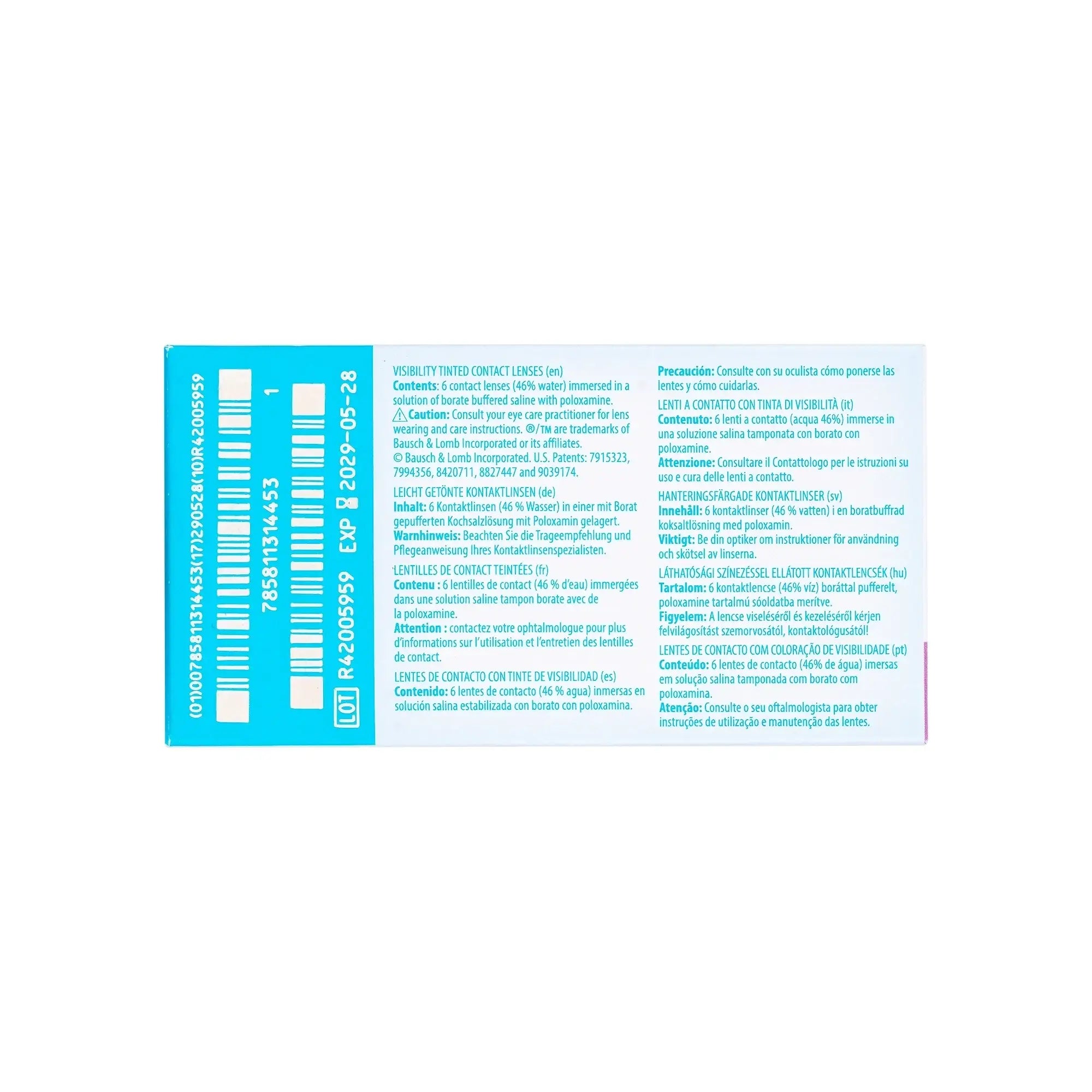 59771-Ultra MoistureSeal Soft Contact Lenses 6pcs +5.00 +1