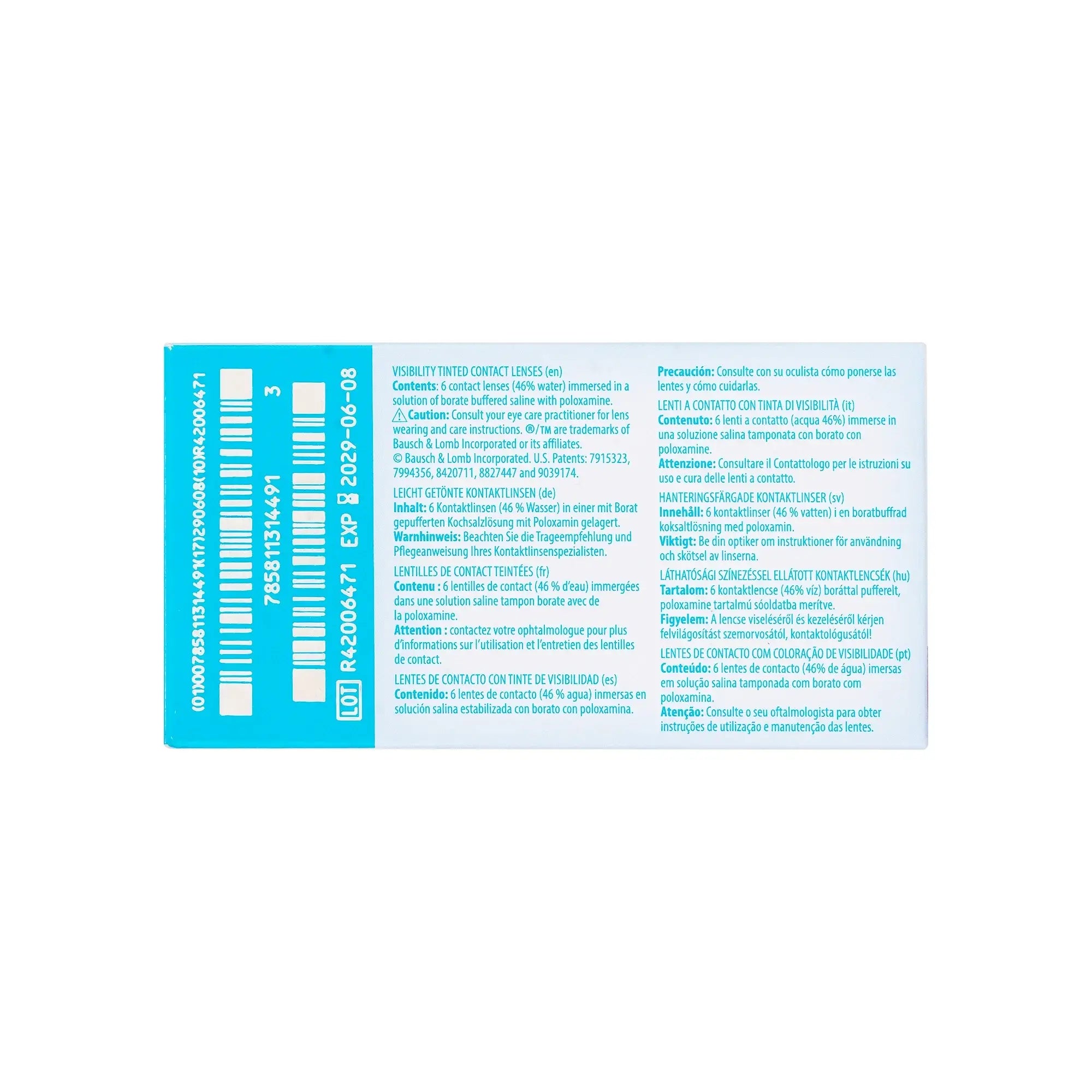 59775-Ultra MoistureSeal Soft Contact Lenses 6pcs +6.00 +1