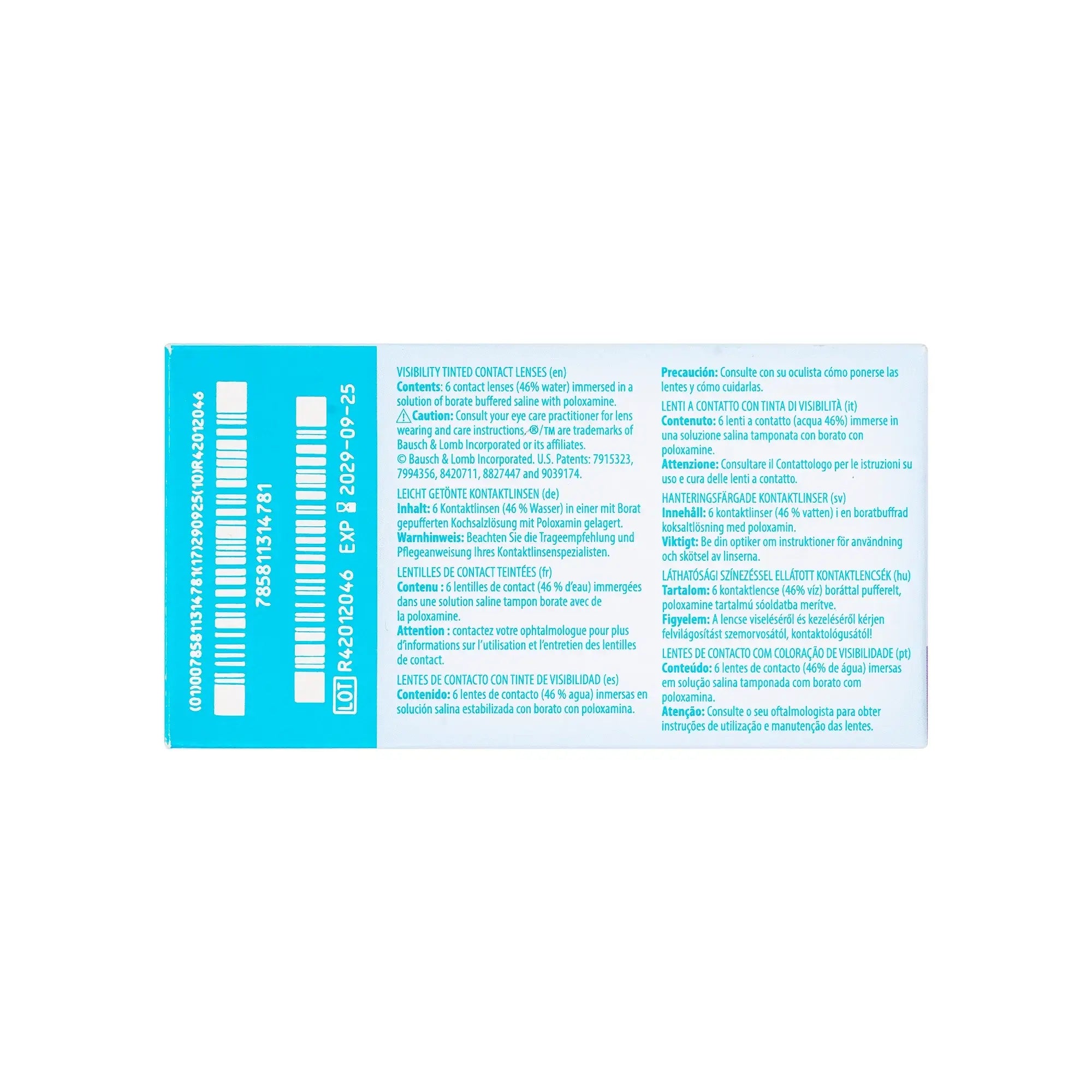 59776-Ultra MoistureSeal Soft Contact Lenses 6pcs -8.00 +1