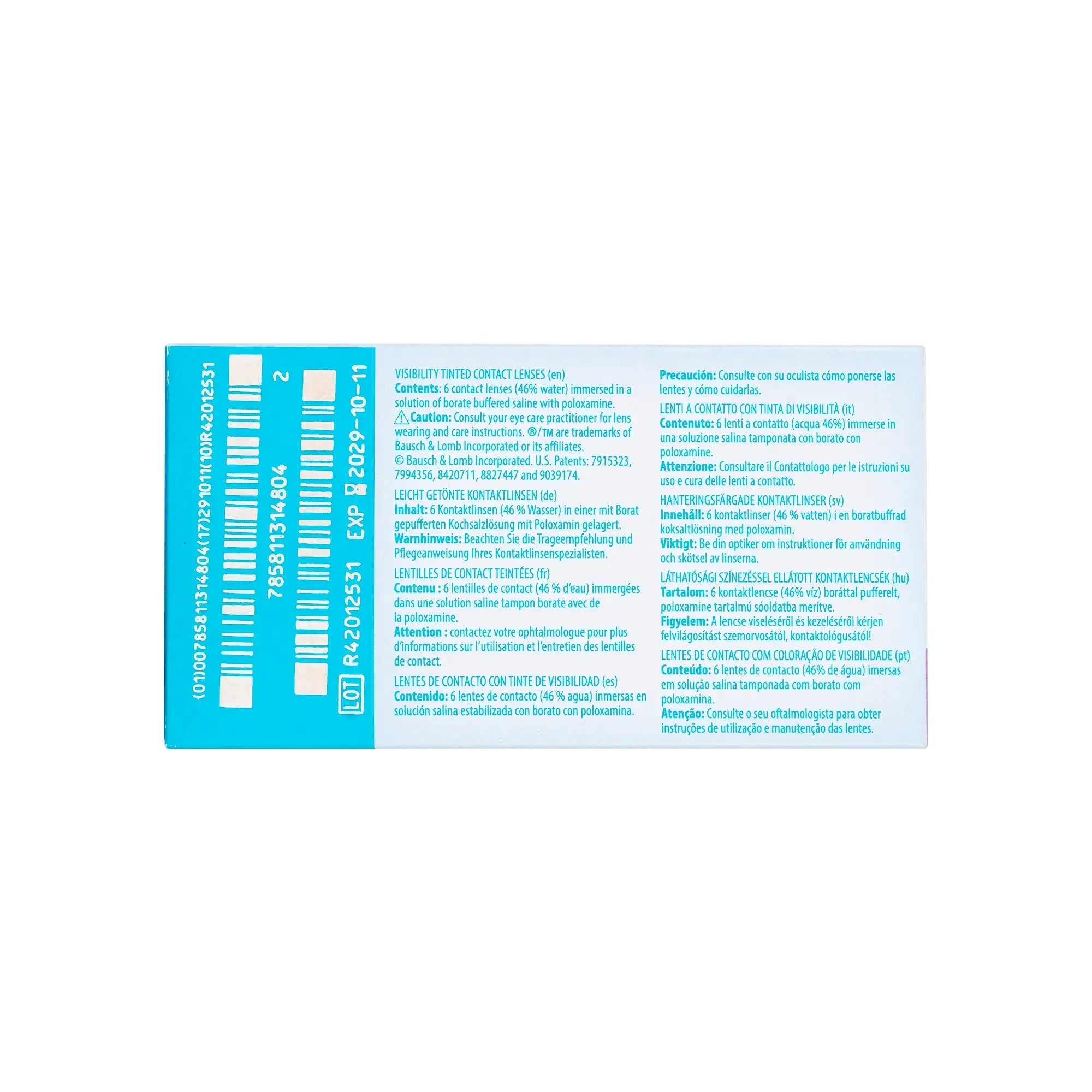 59778-Ultra MoistureSeal Soft Contact Lenses 6pcs -9.00 +1