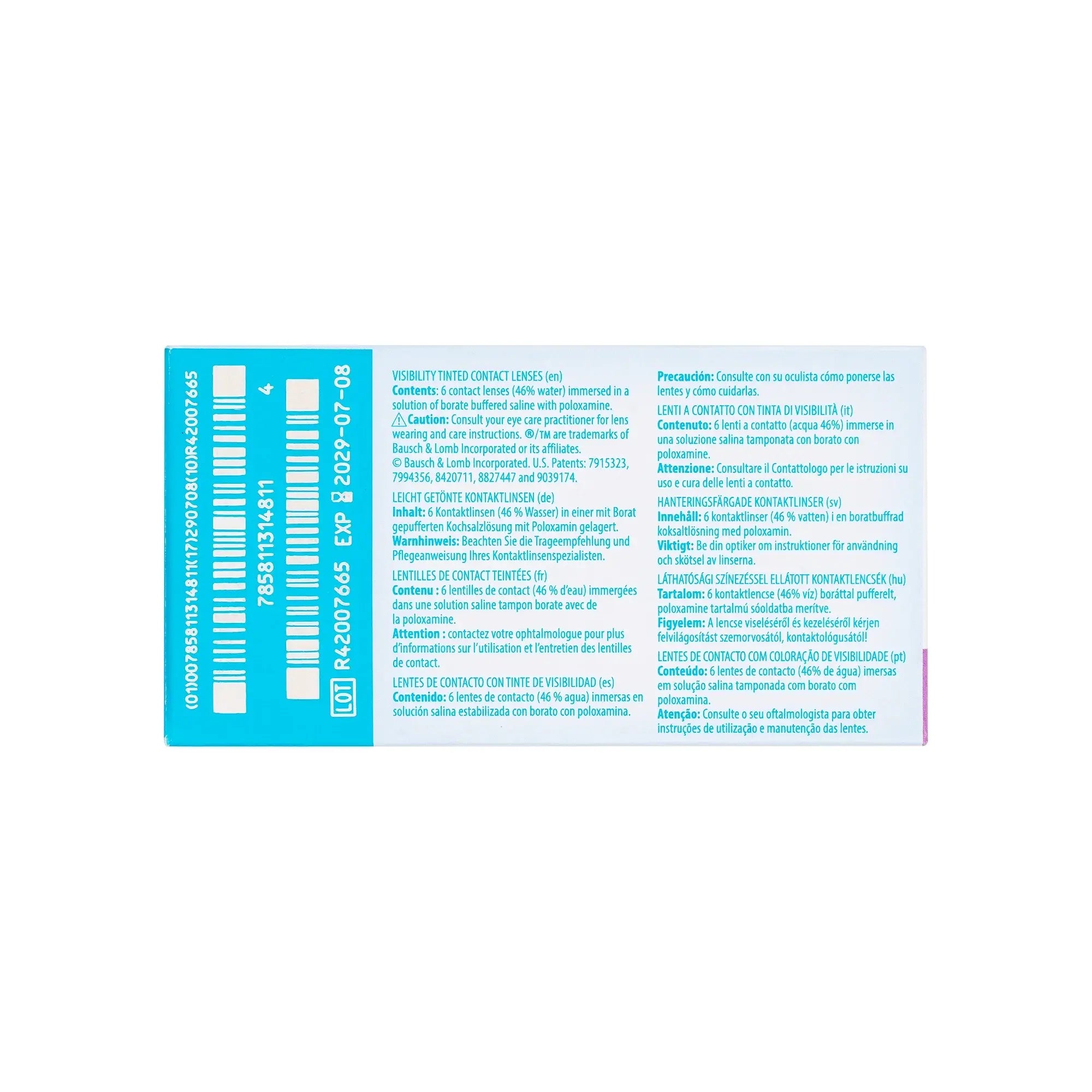 59779-Ultra MoistureSeal Soft Contact Lenses 6pcs -9.50 +1