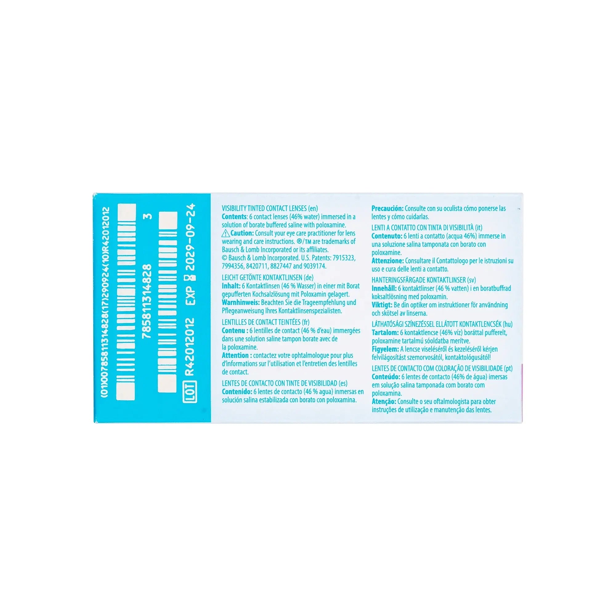 59780-Ultra MoistureSeal Soft Contact Lenses 6pcs -10.00 +1