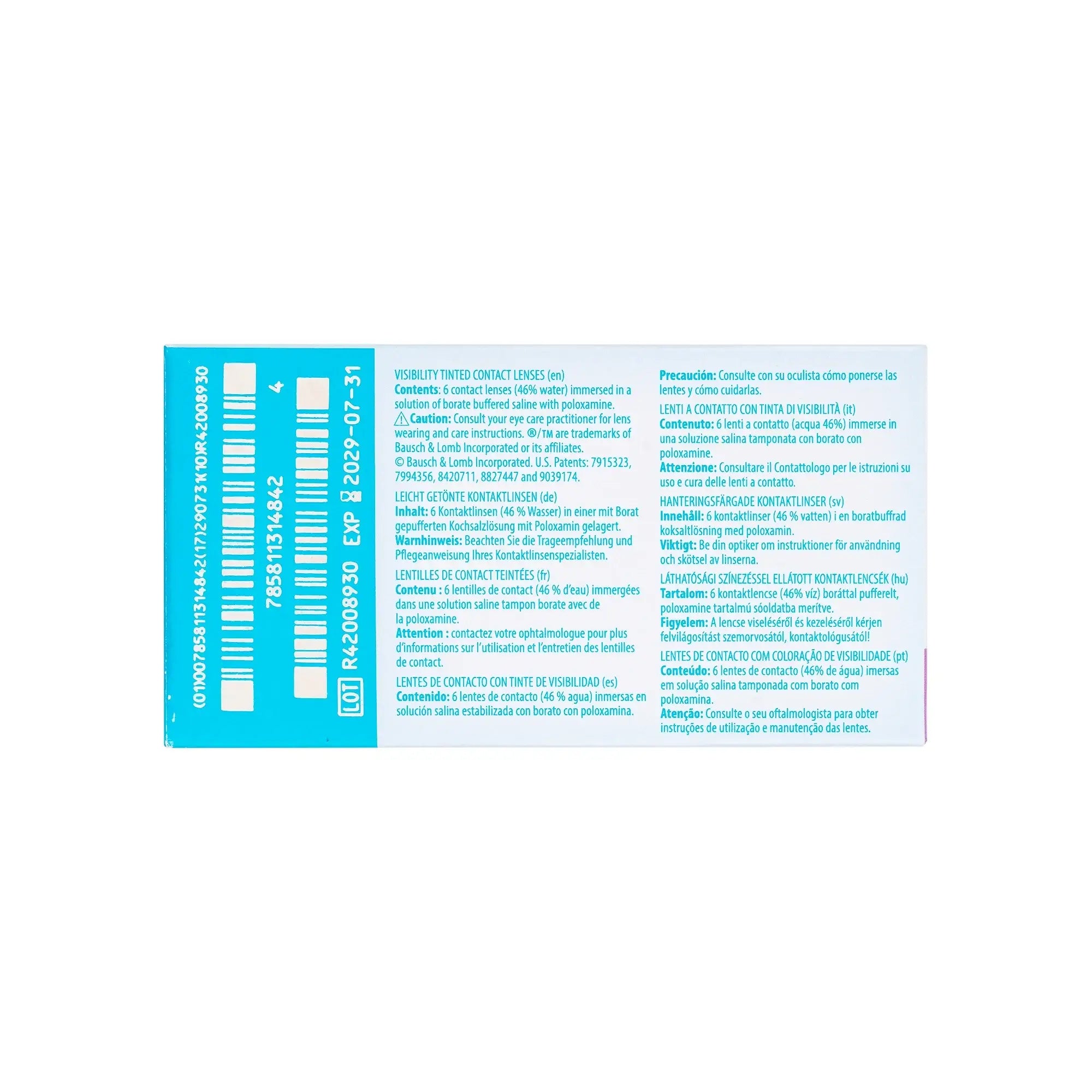 59782-Ultra MoistureSeal Soft Contact Lenses 6pcs -11.00 +2