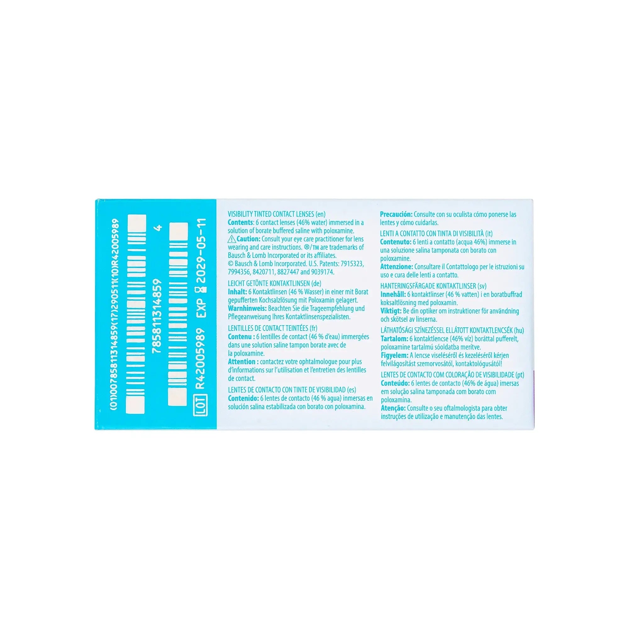 59783-Ultra MoistureSeal Soft Contact Lenses 6pcs -11.50 +2