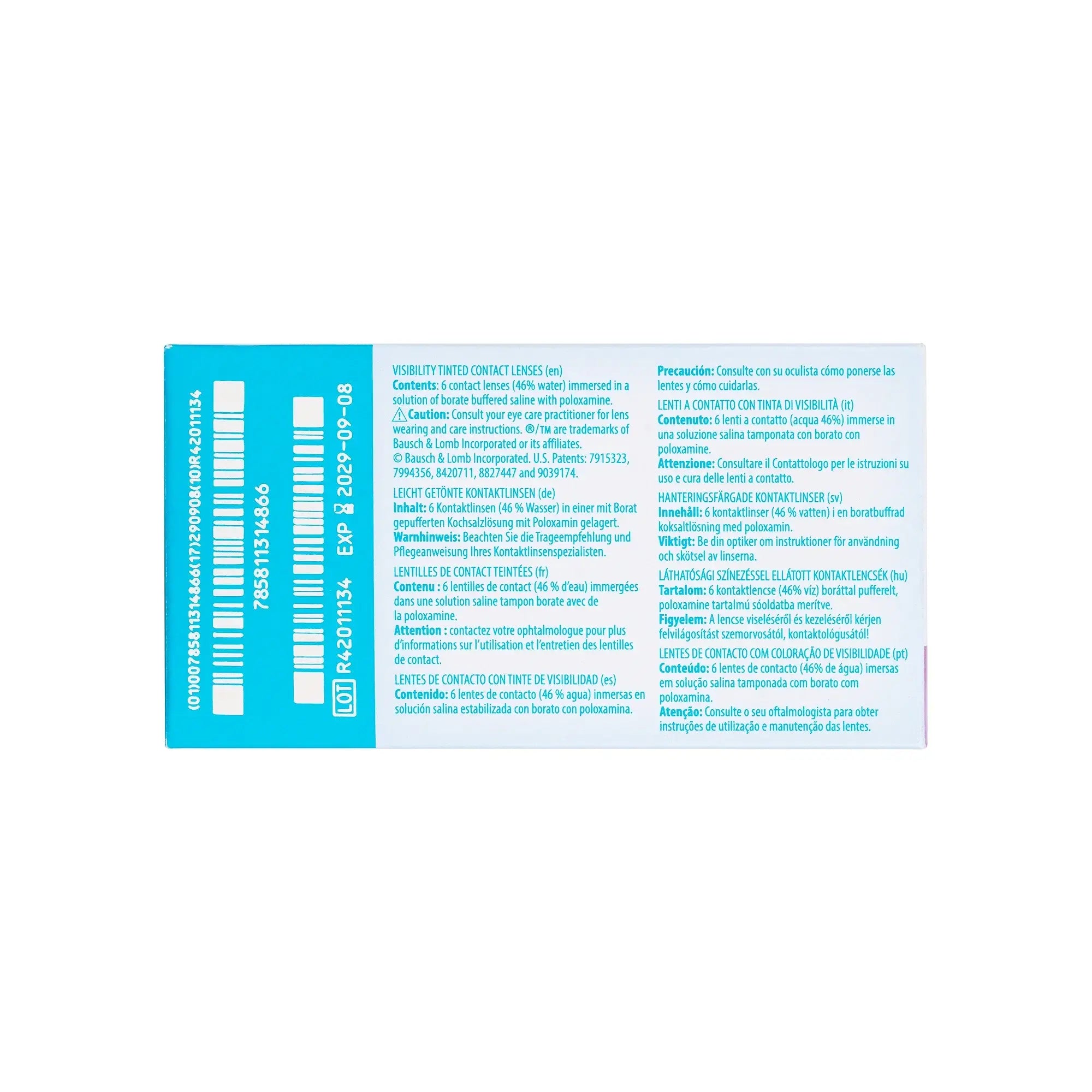 59784-Ultra MoistureSeal Soft Contact Lenses 6pcs -12.0 +2