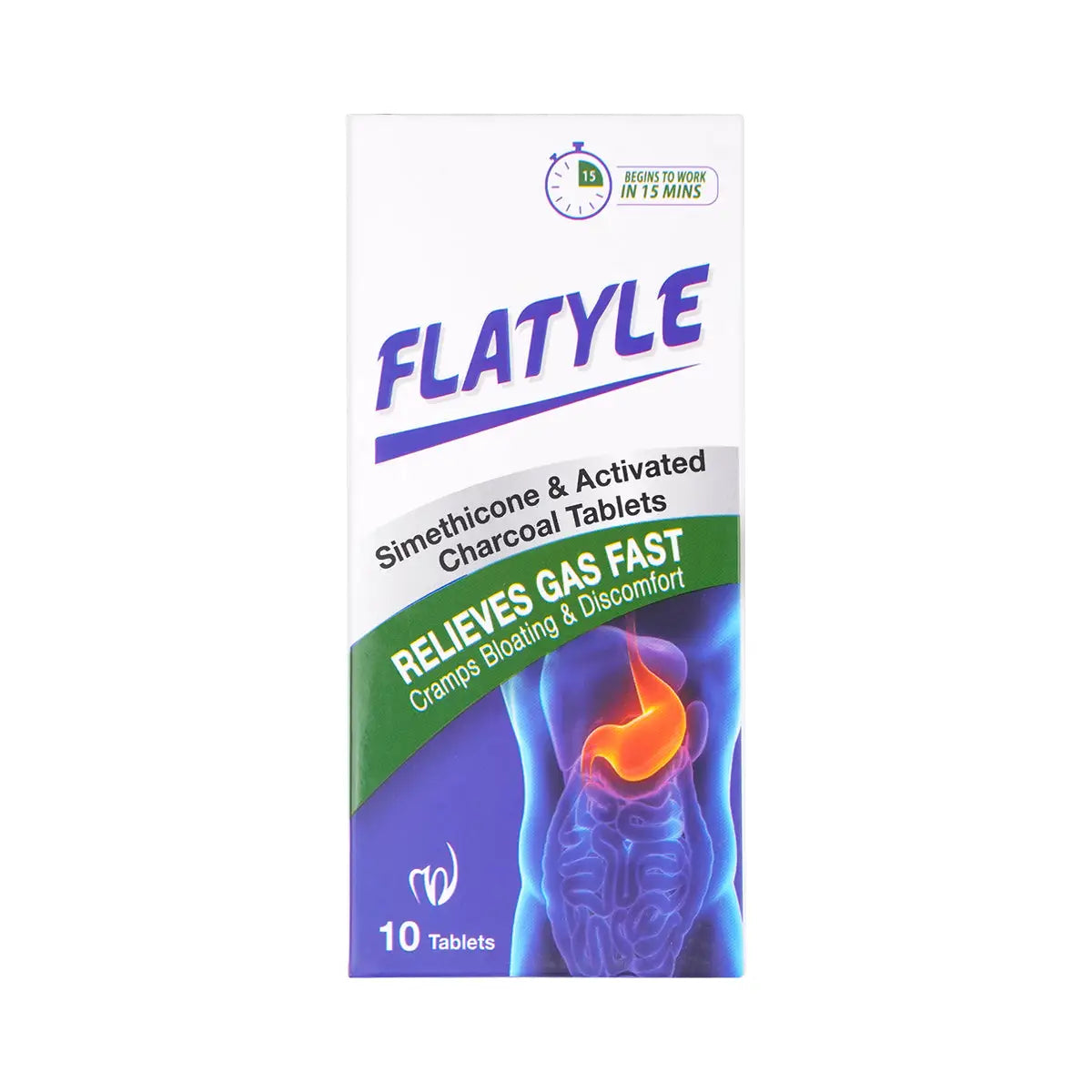 3-Carbo Flatyle 10 Tablets +2
