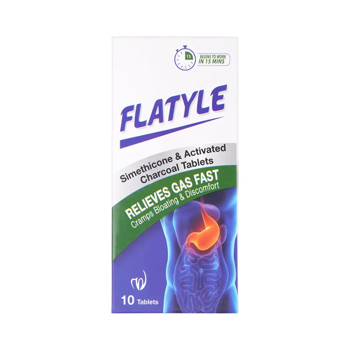 2-Carbo Flatyle 10 Tablets +1