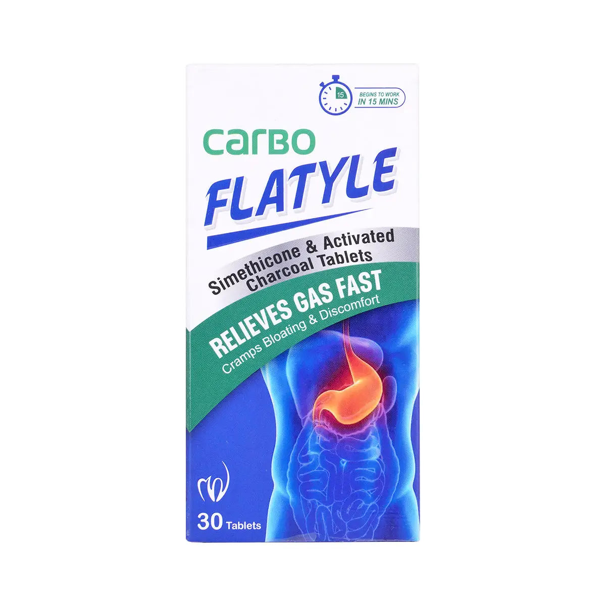 2-Carbo Flatyle 30 Tablets +1