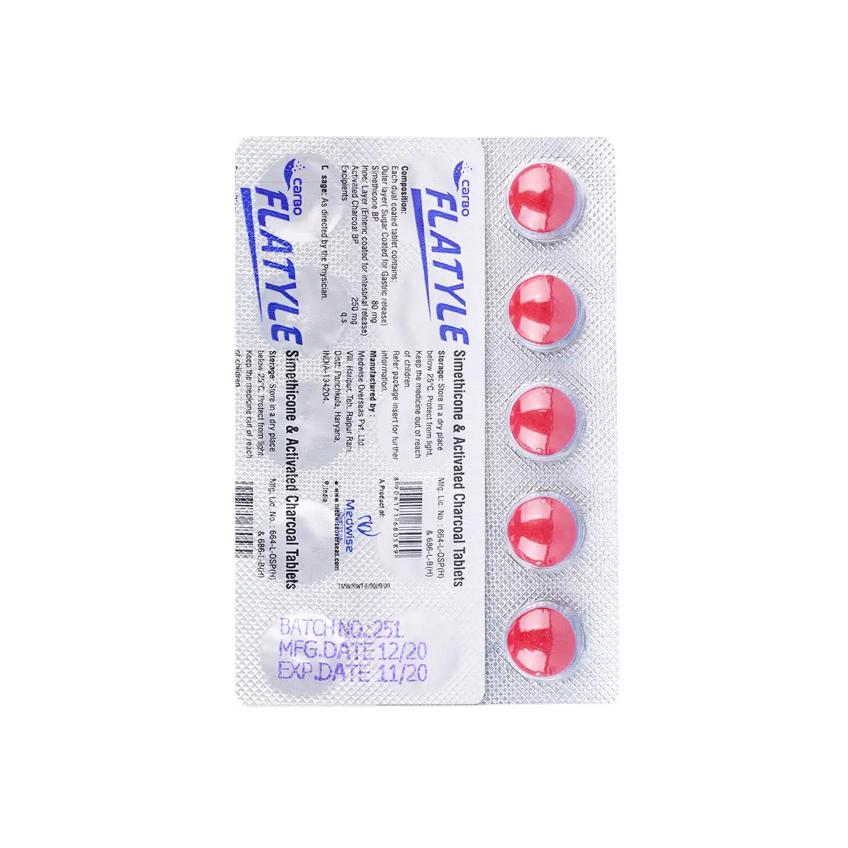 6-Carbo Flatyle 30 Tablets +5